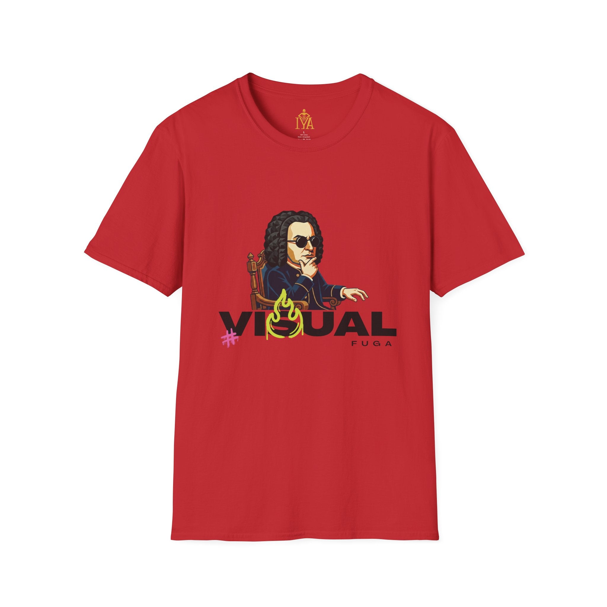 Men's Premium Cotton T-Shirt – Visual Fugue (Baroque Revolt in various colors)