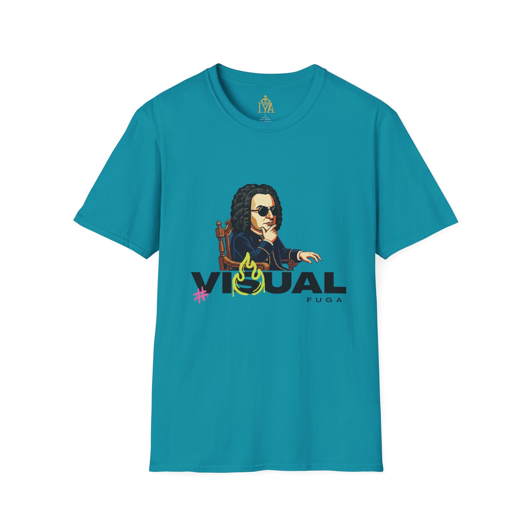 Men's Premium Cotton T-Shirt – Visual Fugue (Baroque Revolt in various colors)