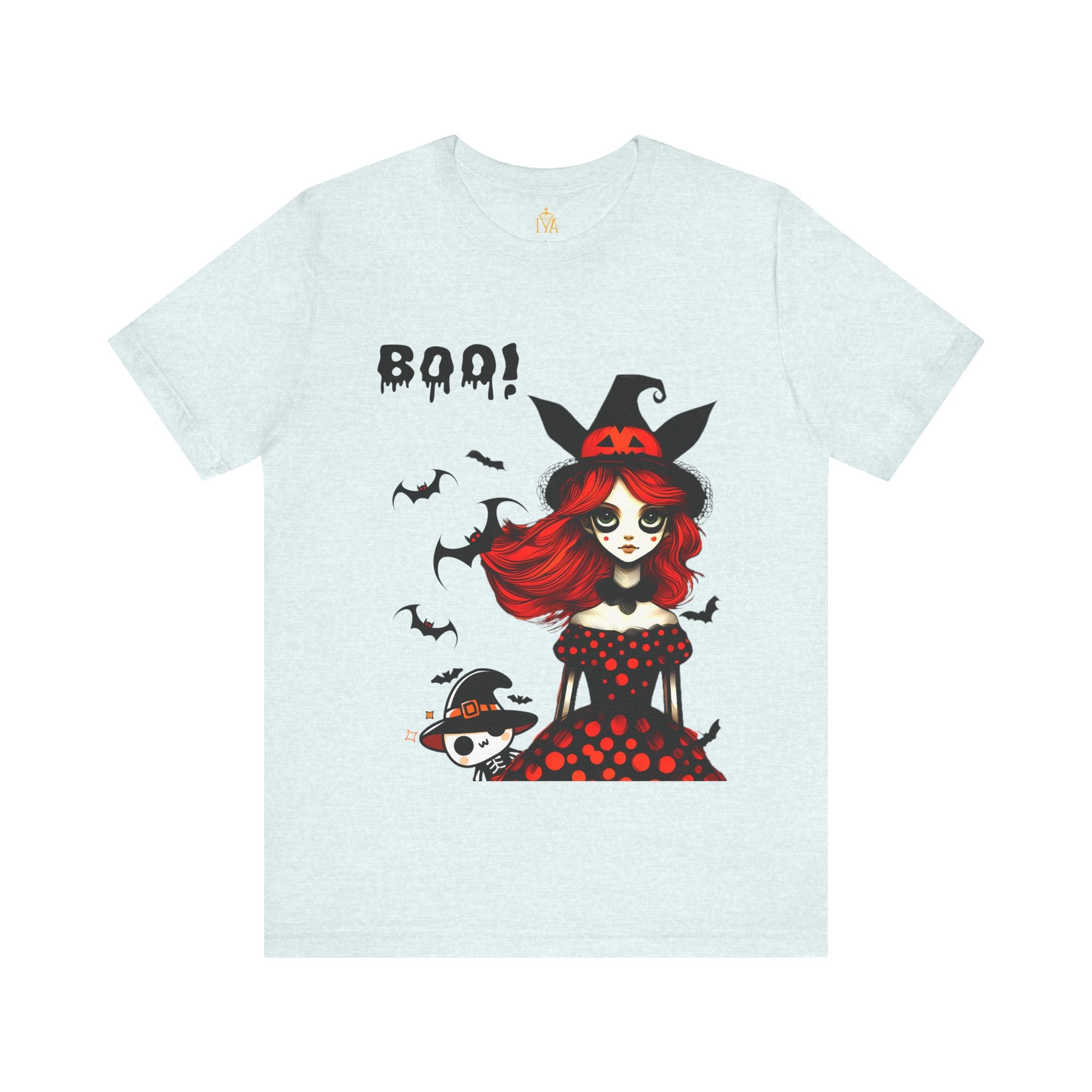 Women's cotton T-shirt "Happy Halloween"