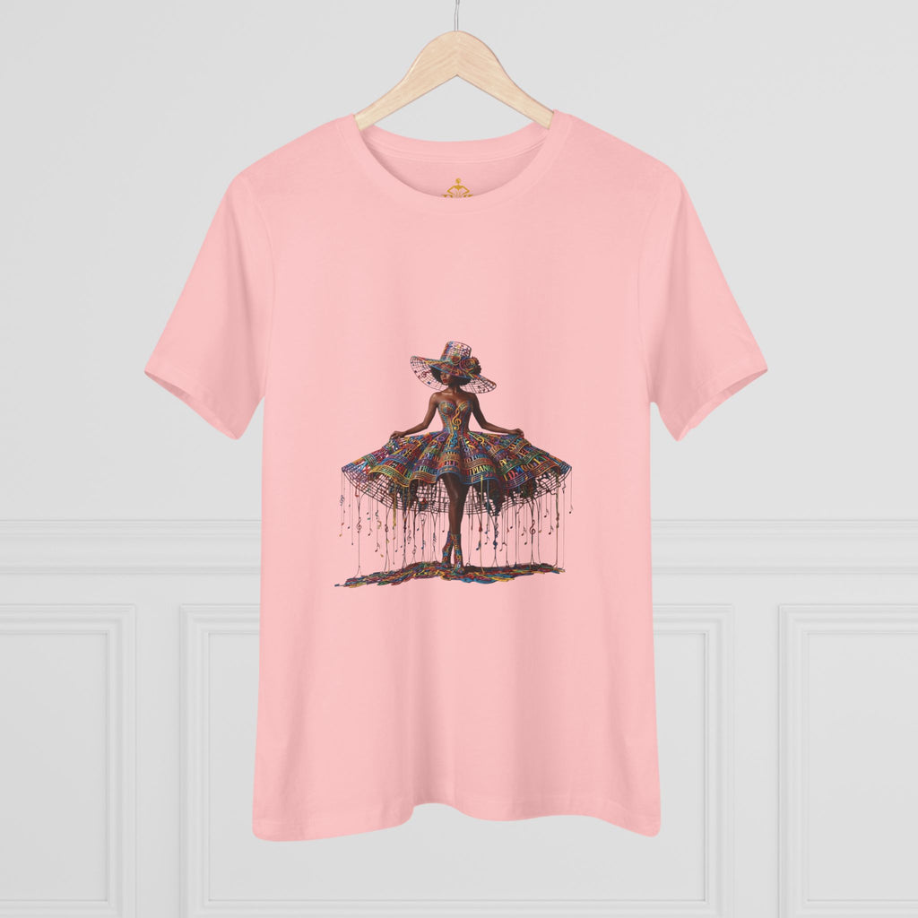 Women's Premium Cotton T-Shirt – "Inner Symphony"