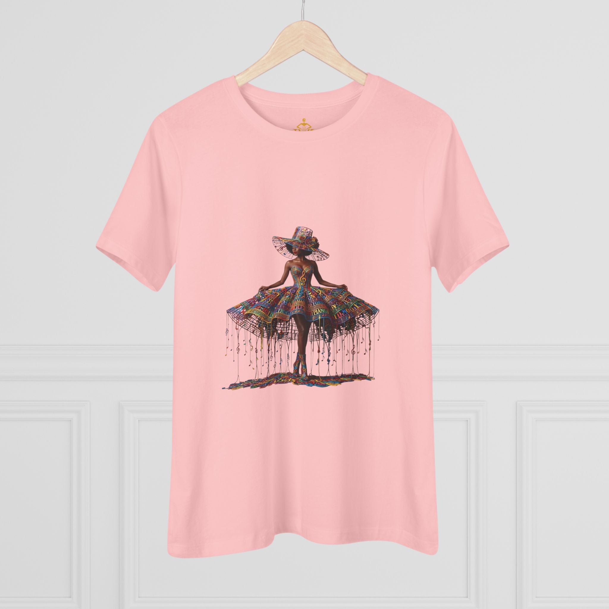 Women's Premium Cotton T-Shirt – "Inner Symphony"