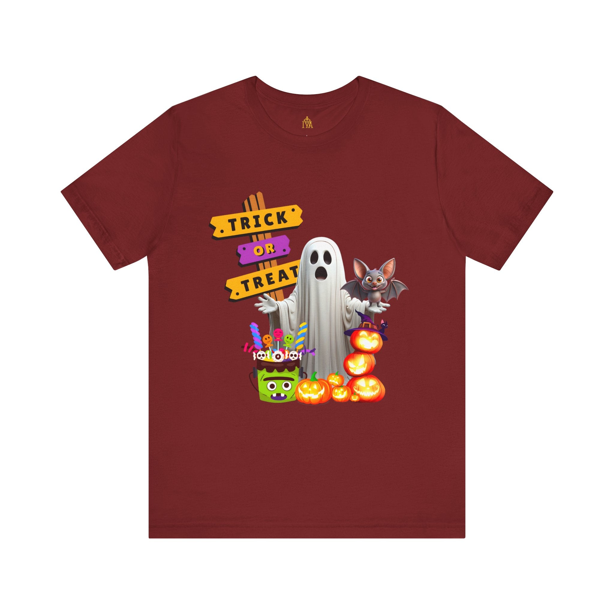 Men's cotton T-shirt "Happy Halloween"