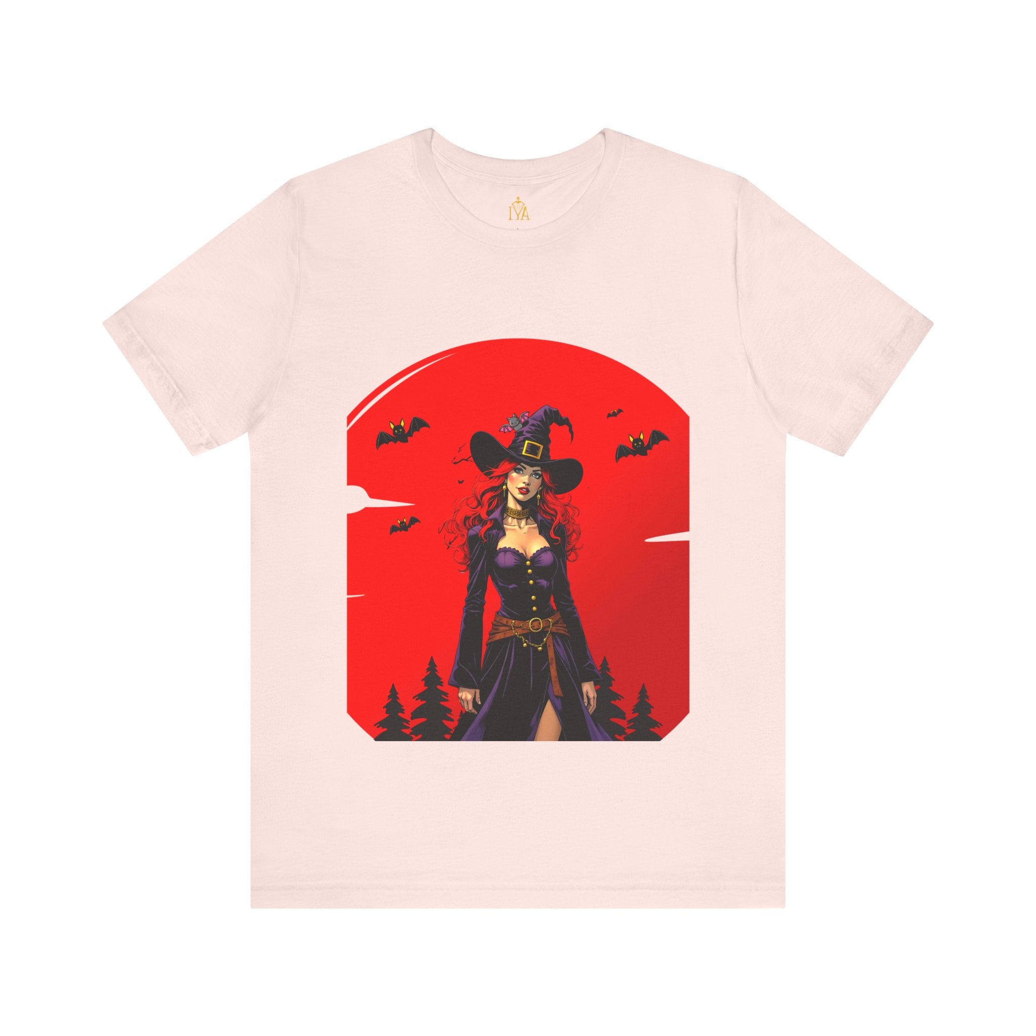 Women's cotton T-shirt "Happy Halloween"