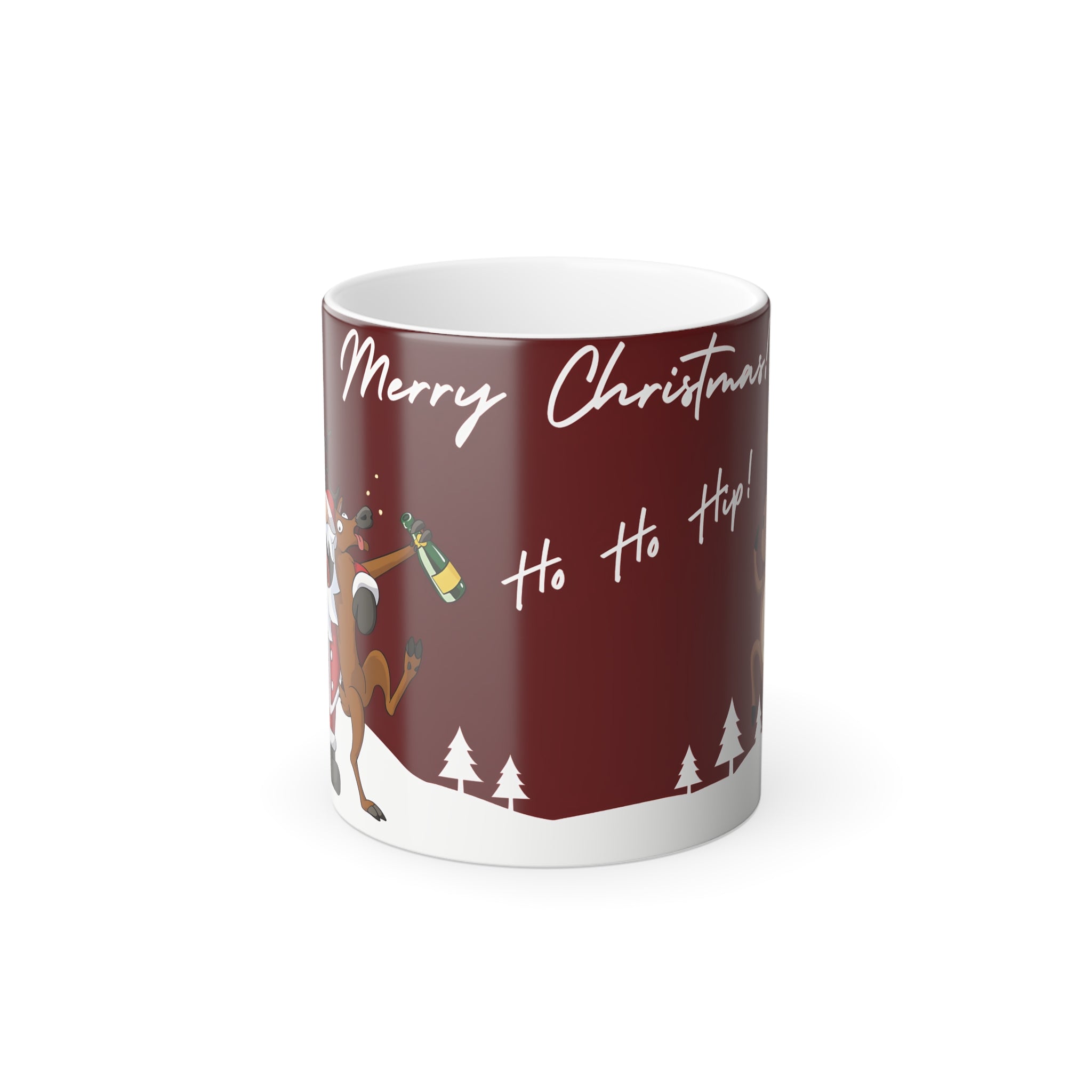Color-changing Christmas mug: Unconditional friendship, 11oz