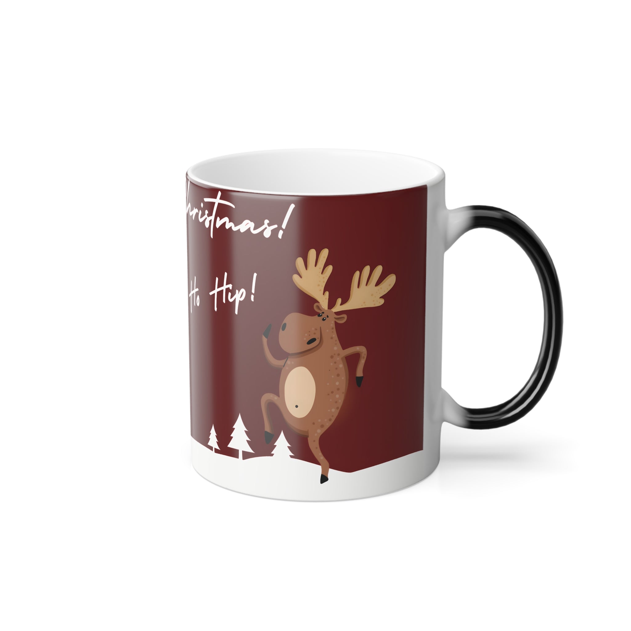 Color-changing Christmas mug: Unconditional friendship, 11oz