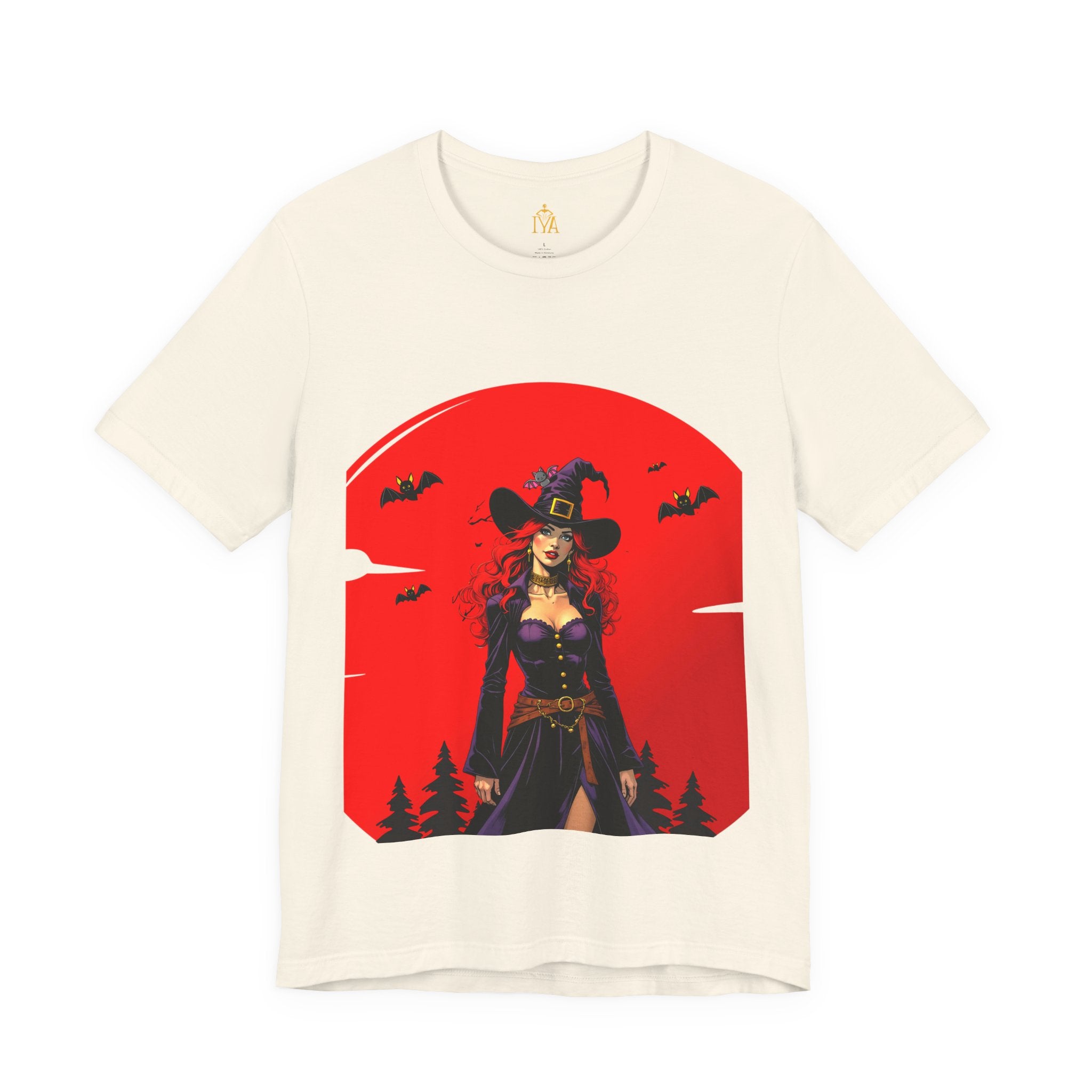 Women's cotton T-shirt "Happy Halloween"