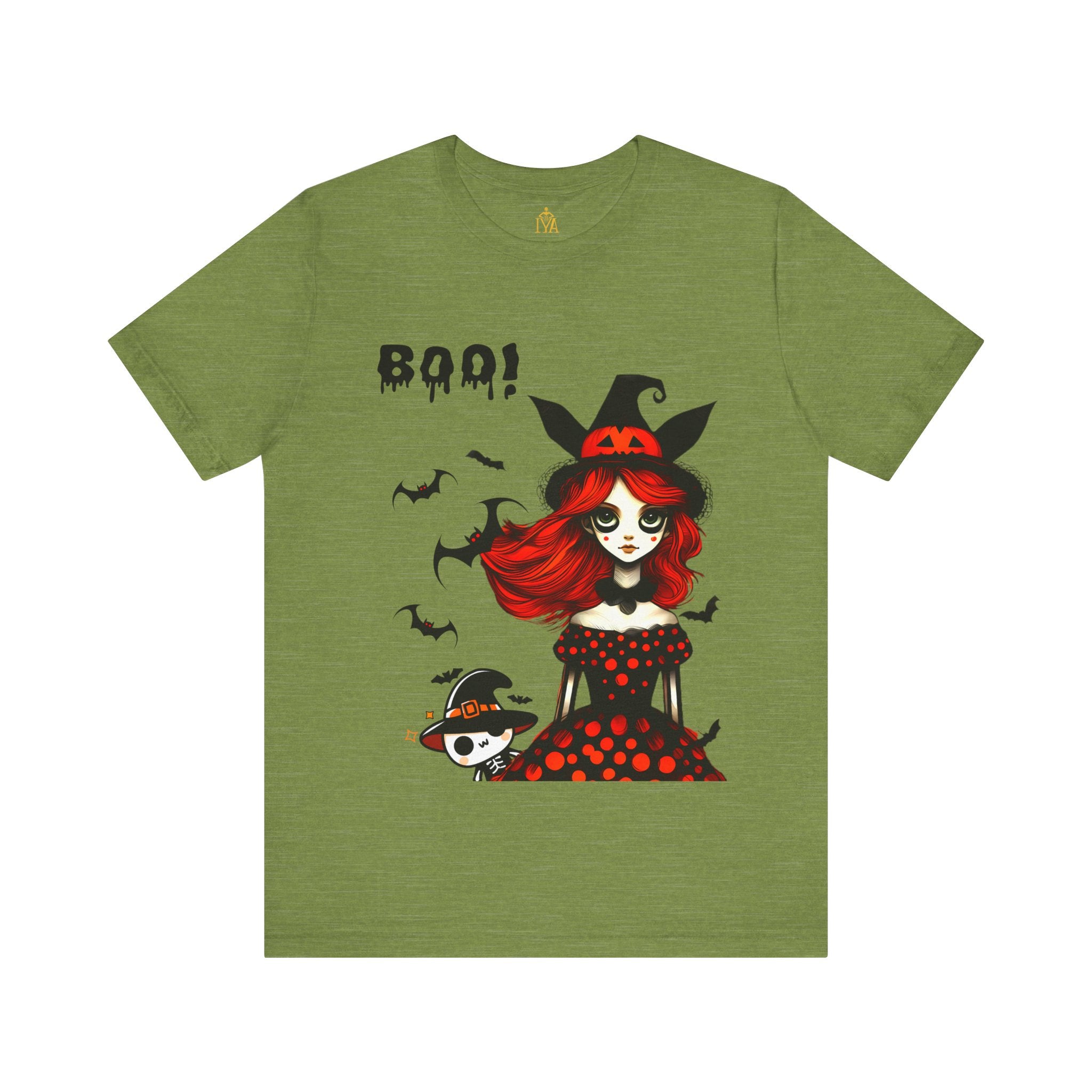 Women's cotton T-shirt "Happy Halloween"