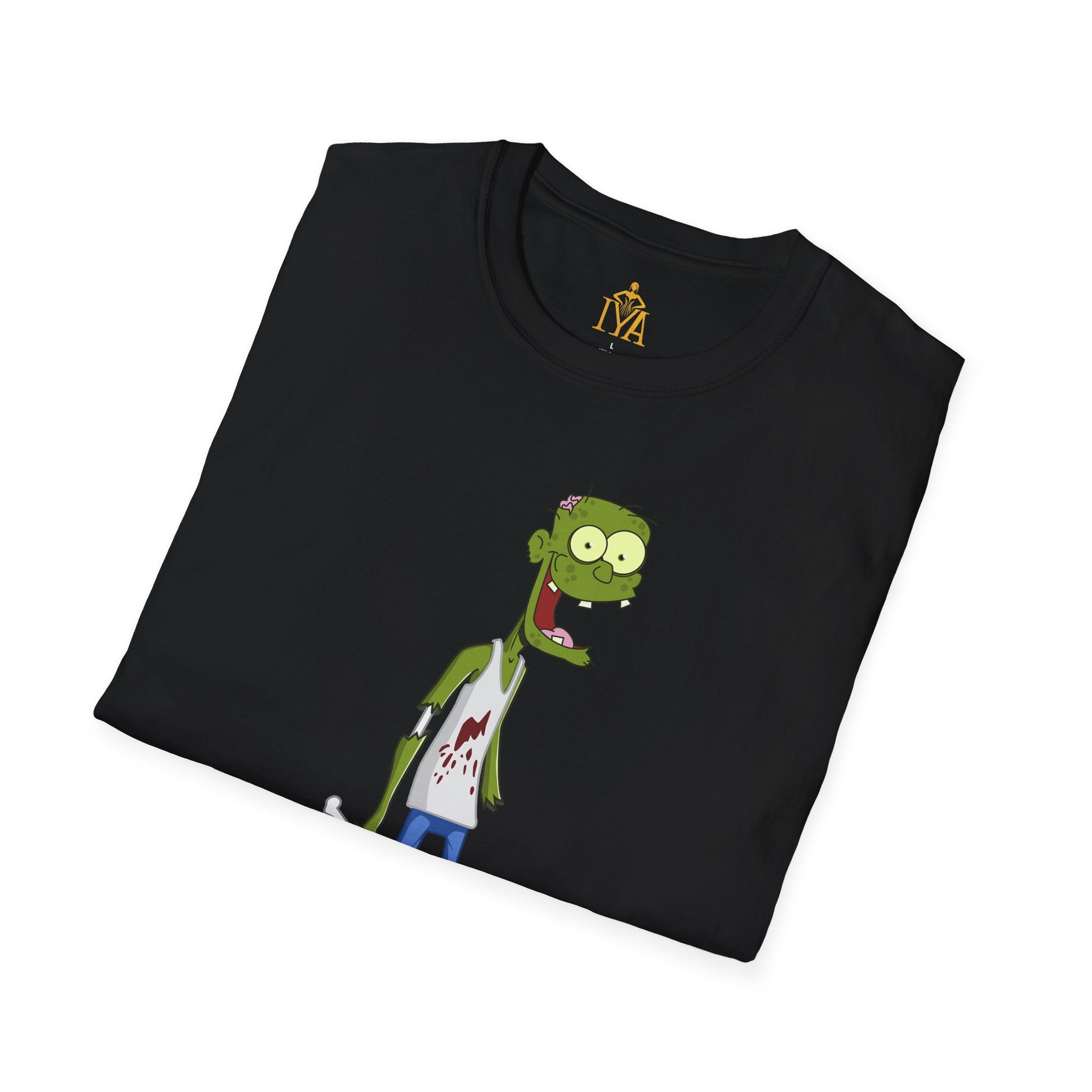 Men's T-Shirt With Zombie Graphic