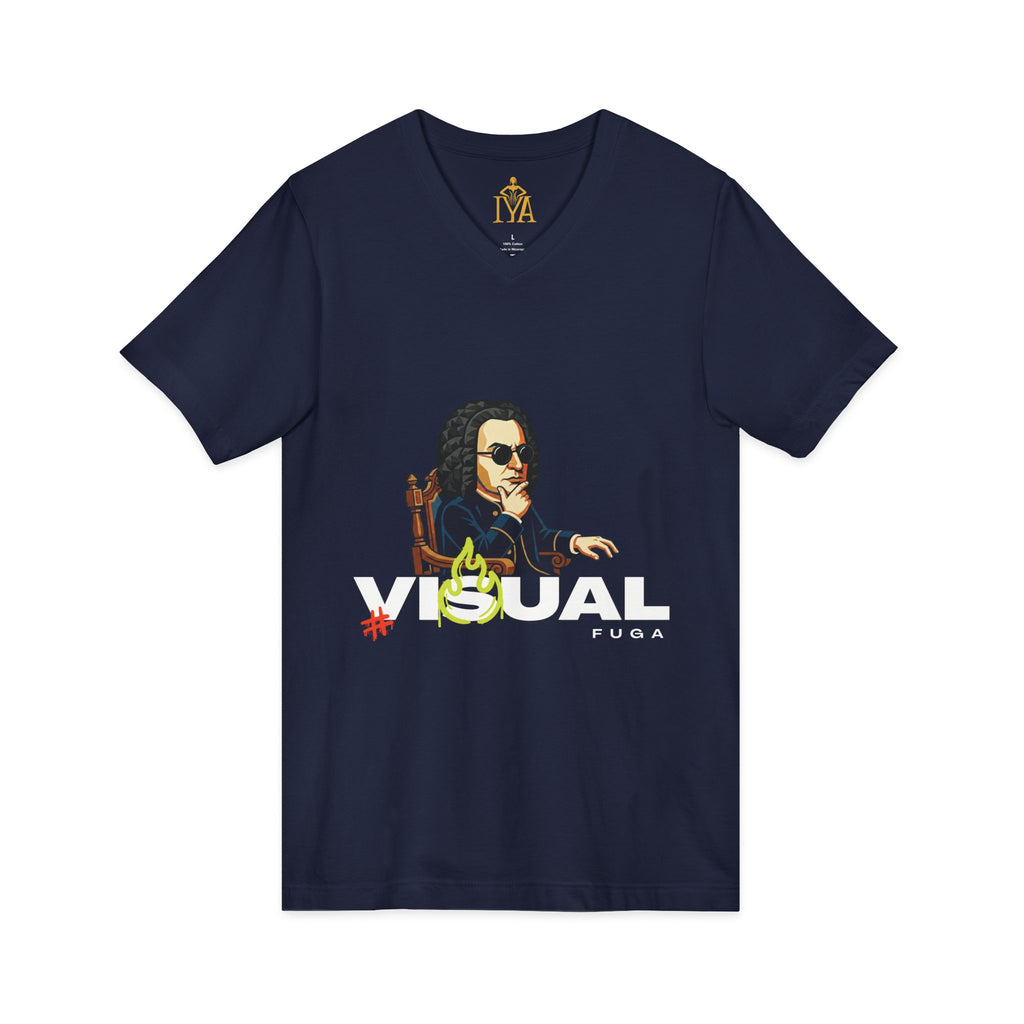 Men's Premium Cotton T-Shirt – Visual Fugue (Baroque Revolt)