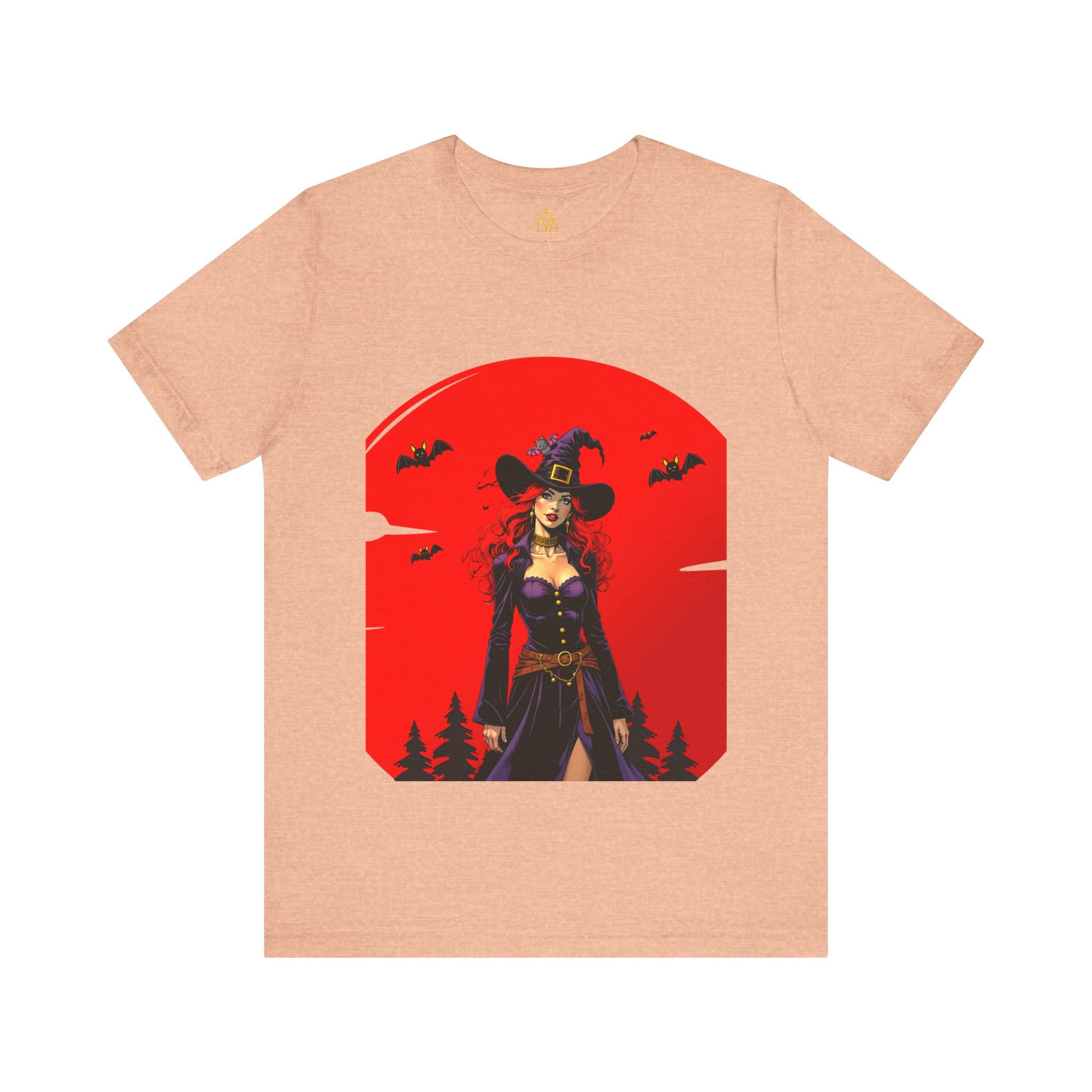 Women's cotton T-shirt "Happy Halloween"