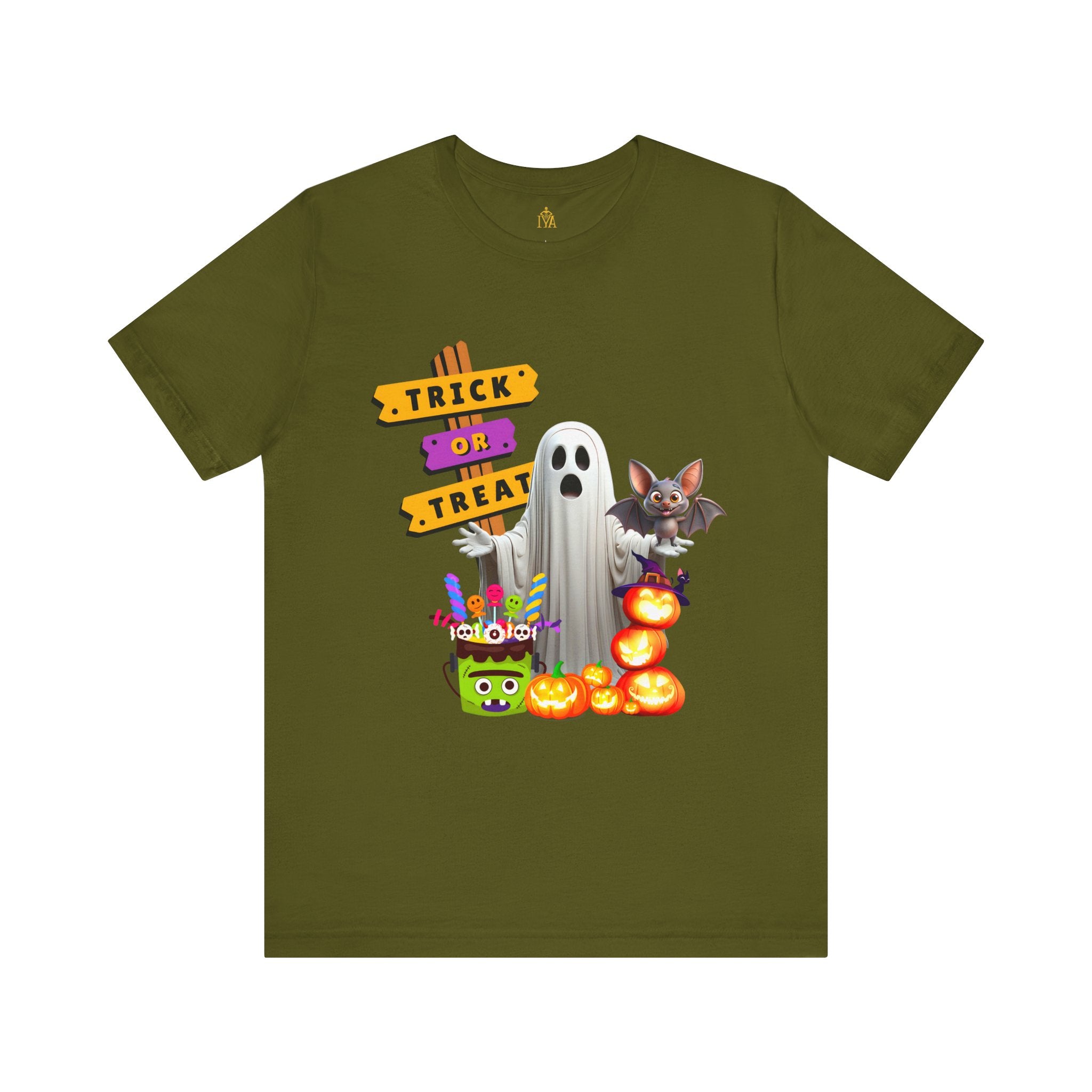 Men's cotton T-shirt "Happy Halloween"
