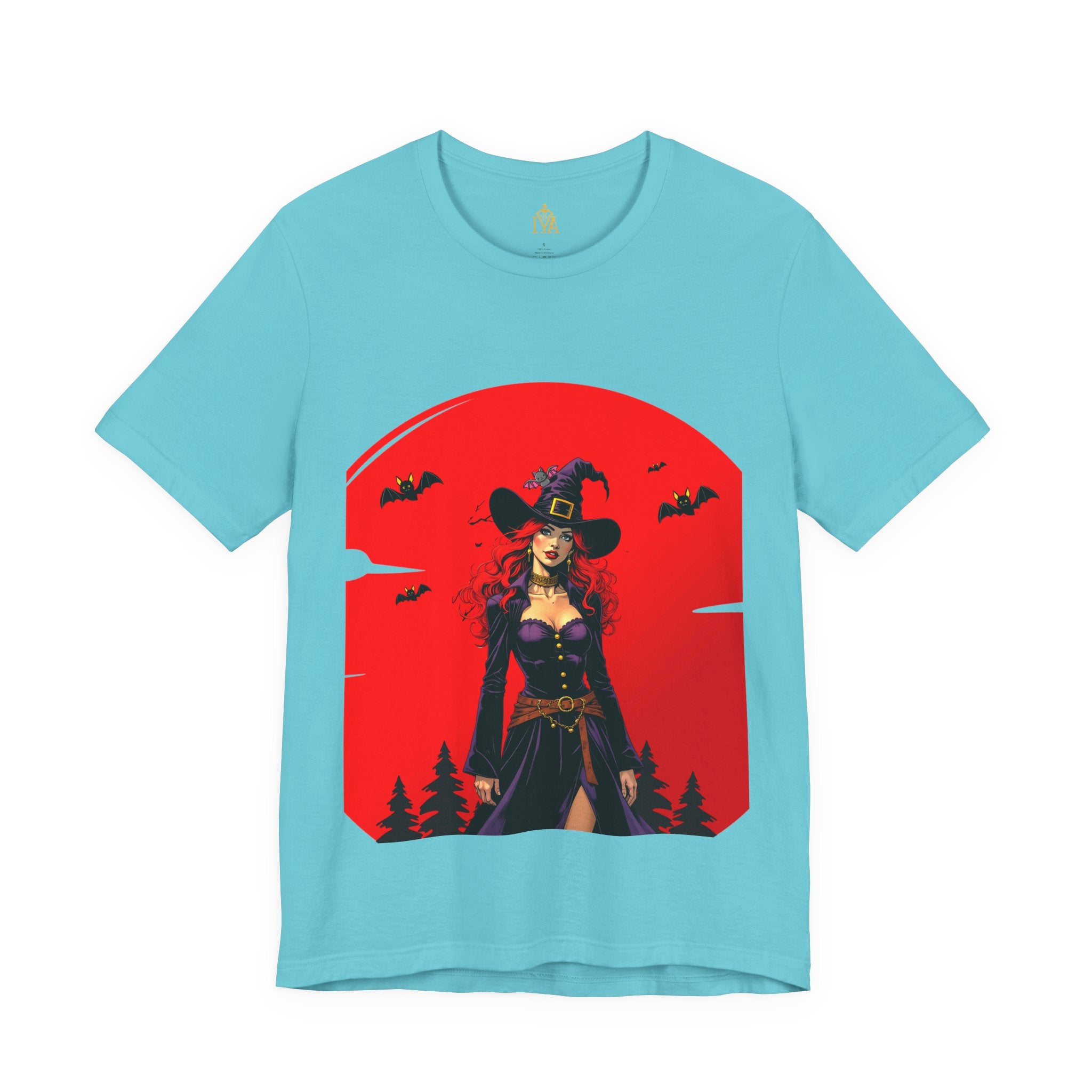 Women's cotton T-shirt "Happy Halloween"