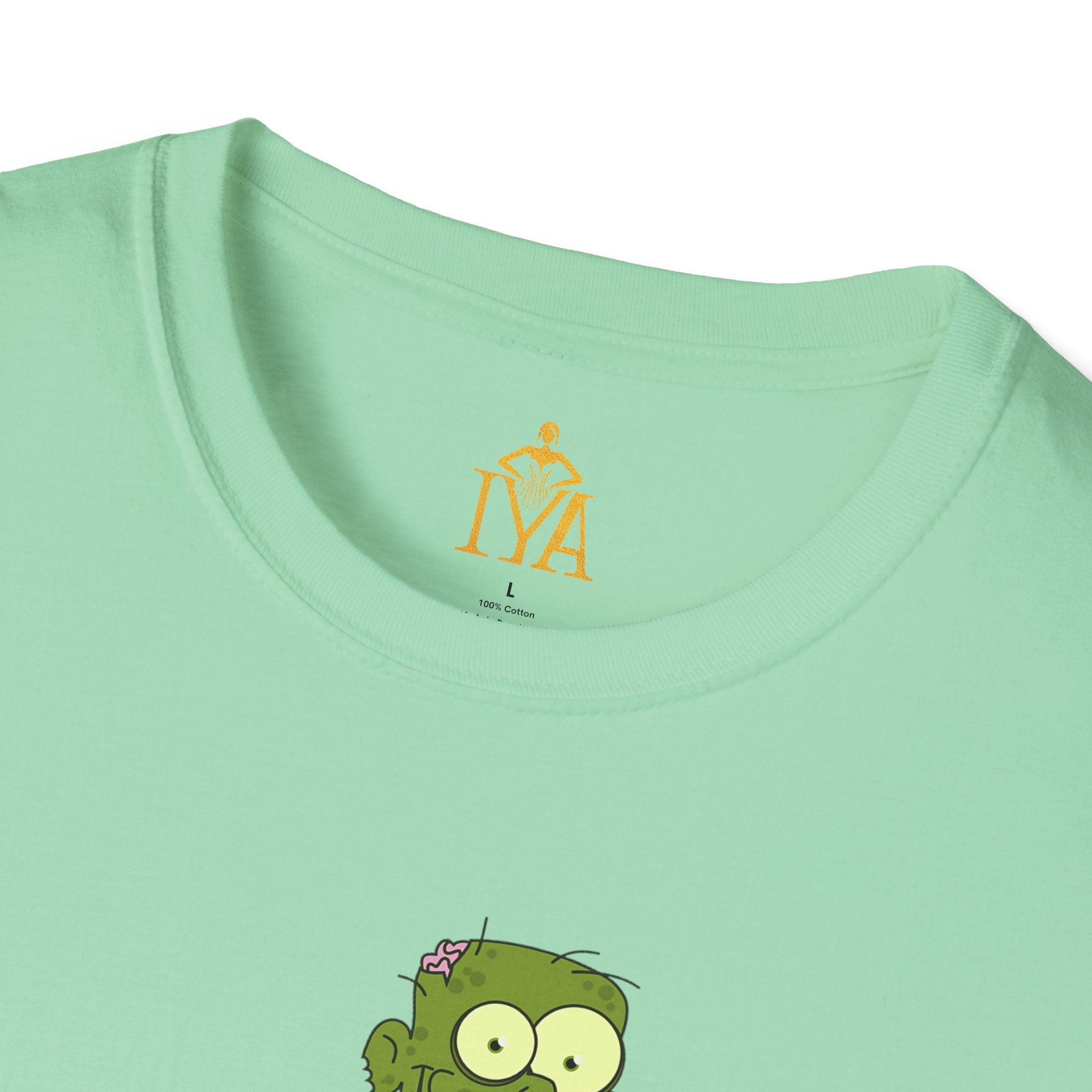 Men's T-Shirt With Zombie Graphic