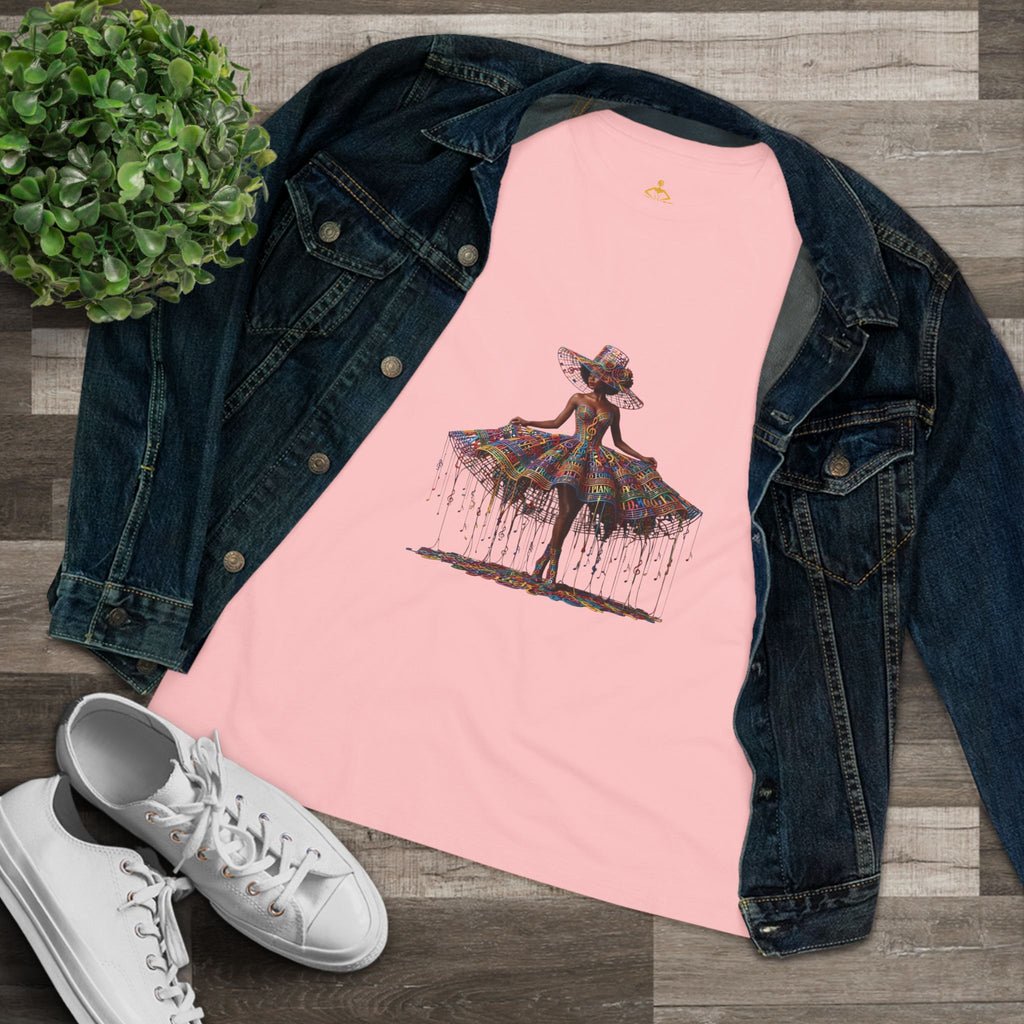 Women's Premium Cotton T-Shirt – "Inner Symphony"
