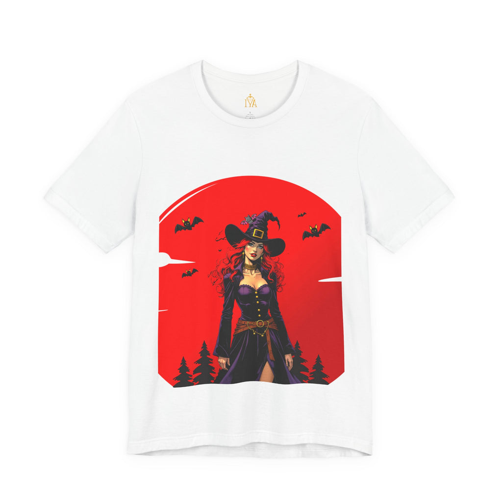 Women's cotton T-shirt "Happy Halloween"