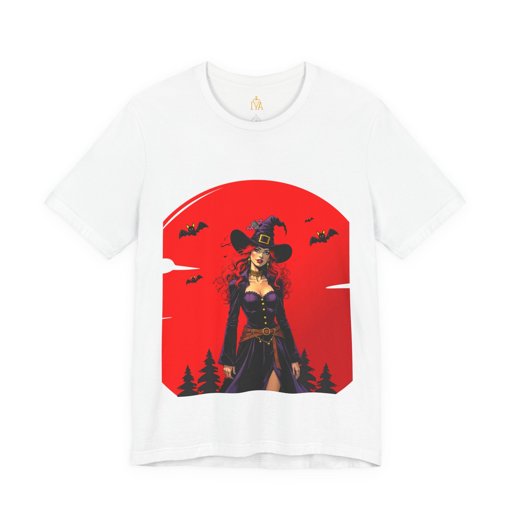 Women's cotton T-shirt "Happy Halloween"