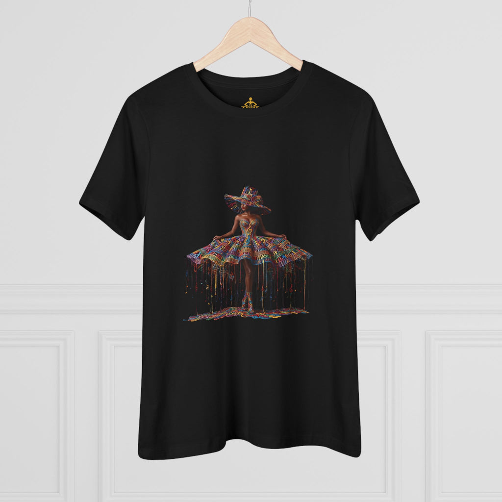 Women's Premium Cotton T-Shirt – "Inner Symphony"