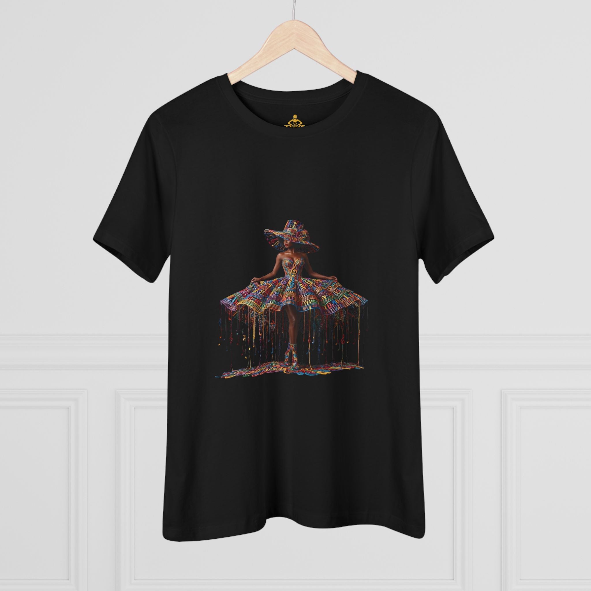 Women's Premium Cotton T-Shirt – "Inner Symphony"