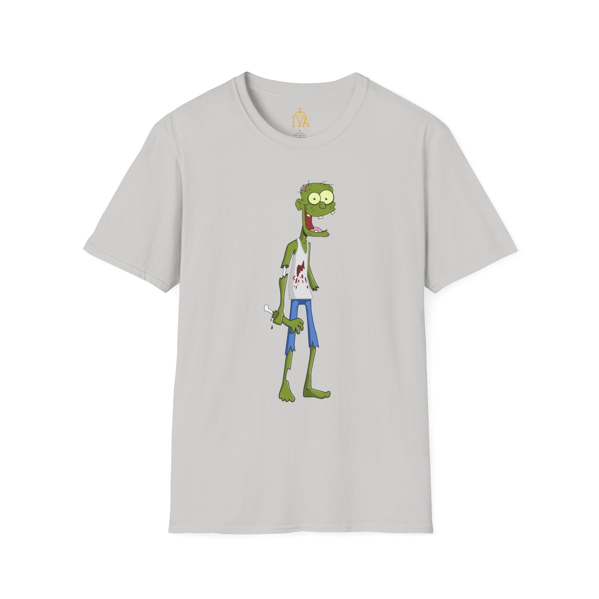 Men's T-Shirt With Zombie Graphic
