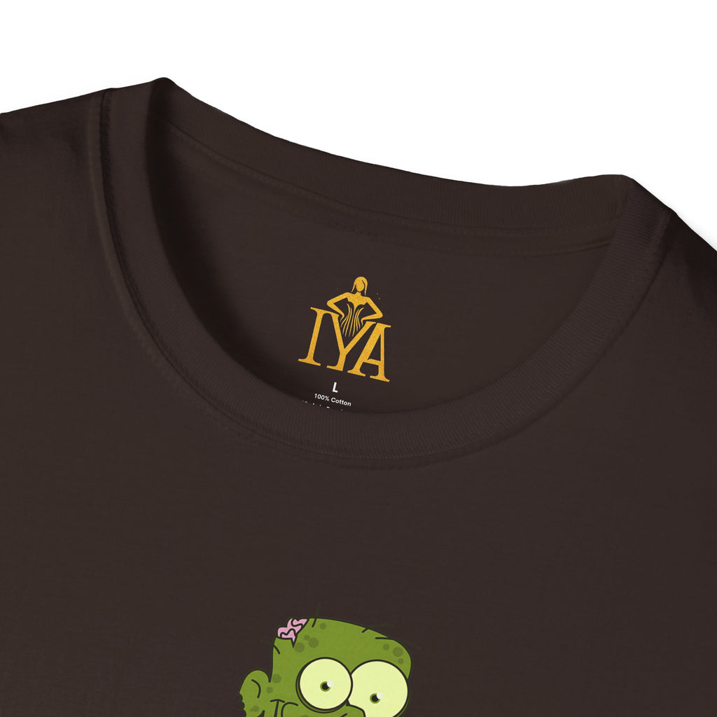 Men's T-Shirt With Zombie Graphic