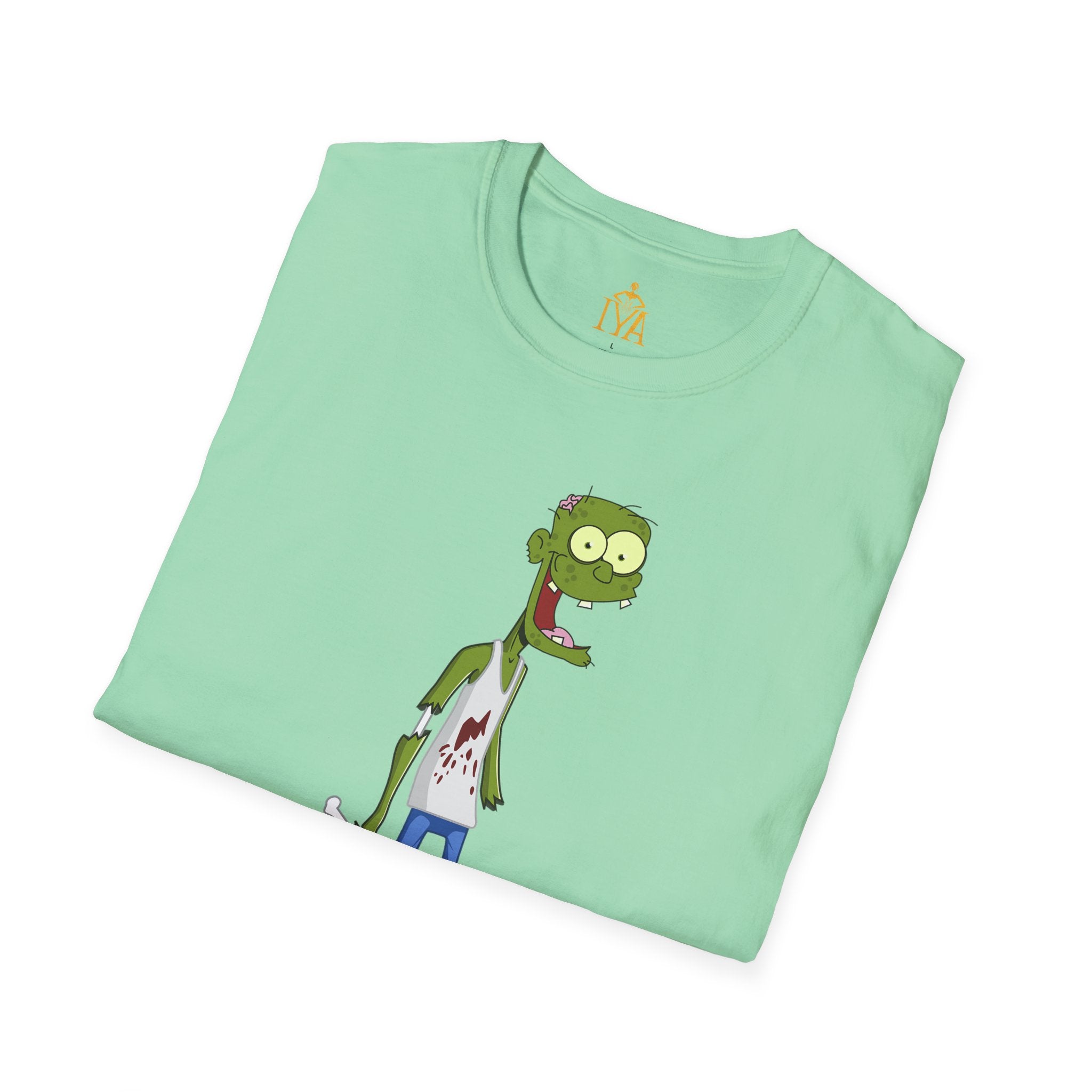 Men's T-Shirt With Zombie Graphic