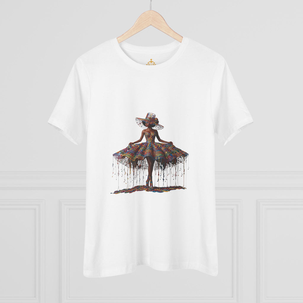 Women's Premium Cotton T-Shirt – "Inner Symphony"