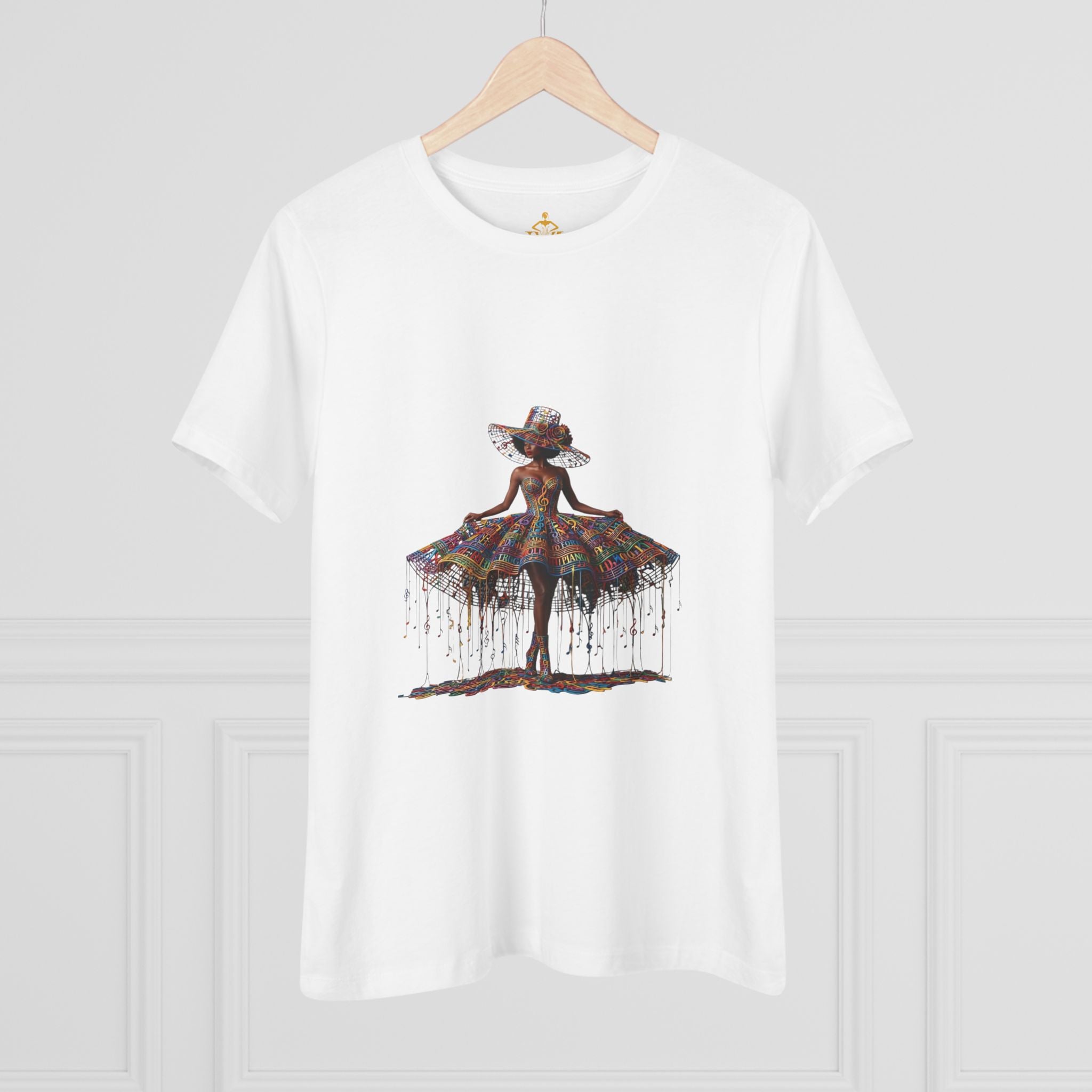 Women's Premium Cotton T-Shirt – "Inner Symphony"