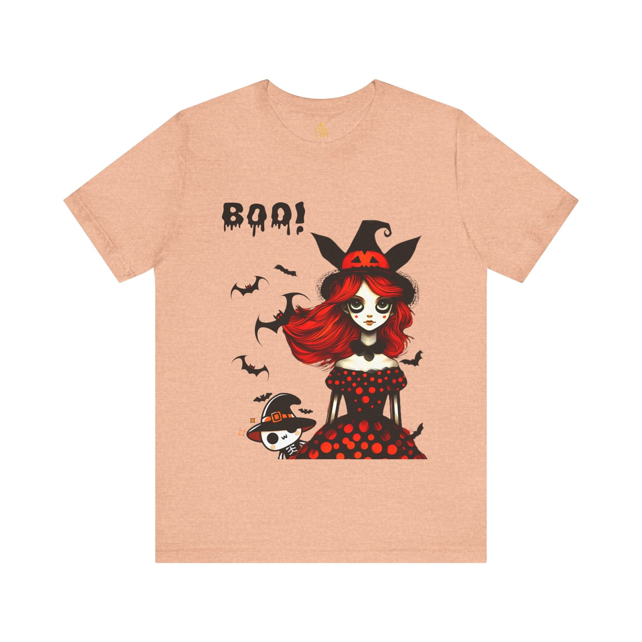 Women's cotton T-shirt "Happy Halloween"