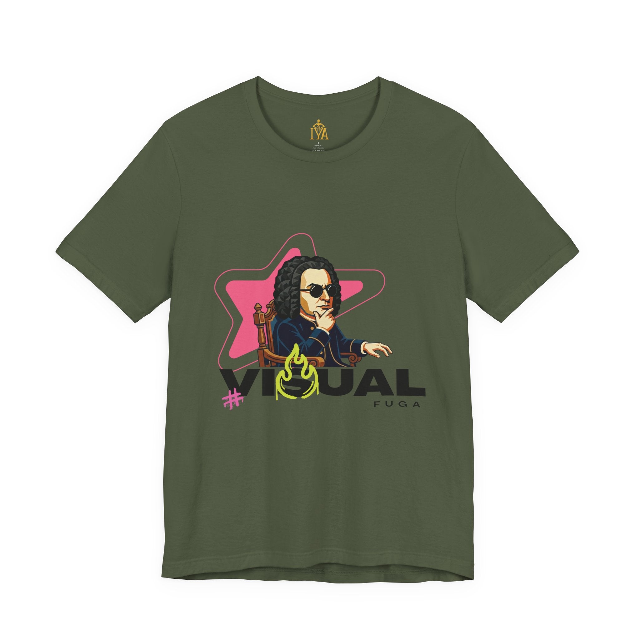 Women's Cotton T-Shirt "Visual Fugue" (Urban Style in various colors)