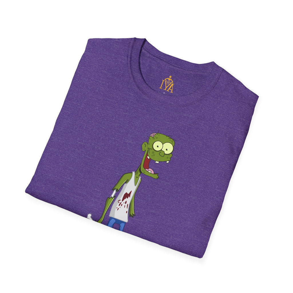 Men's T-Shirt With Zombie Graphic