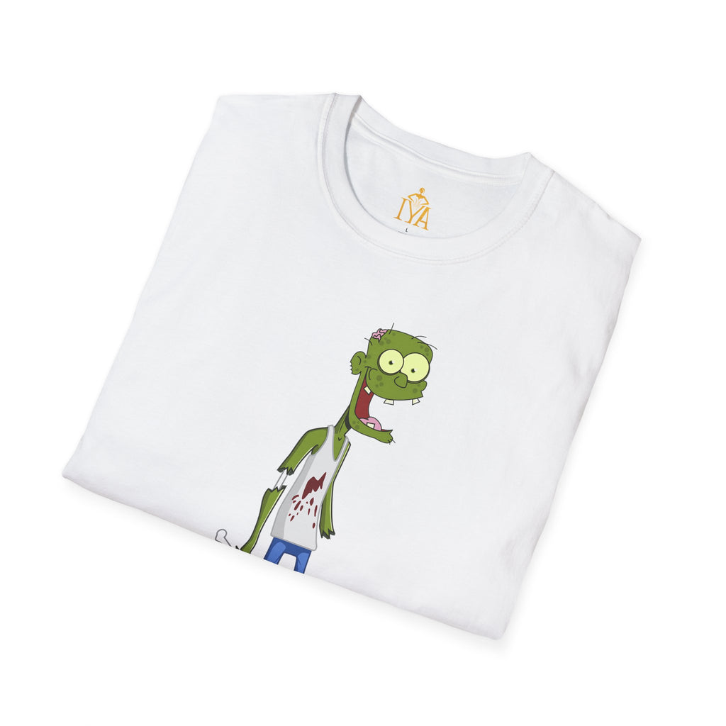Men's T-Shirt With Zombie Graphic