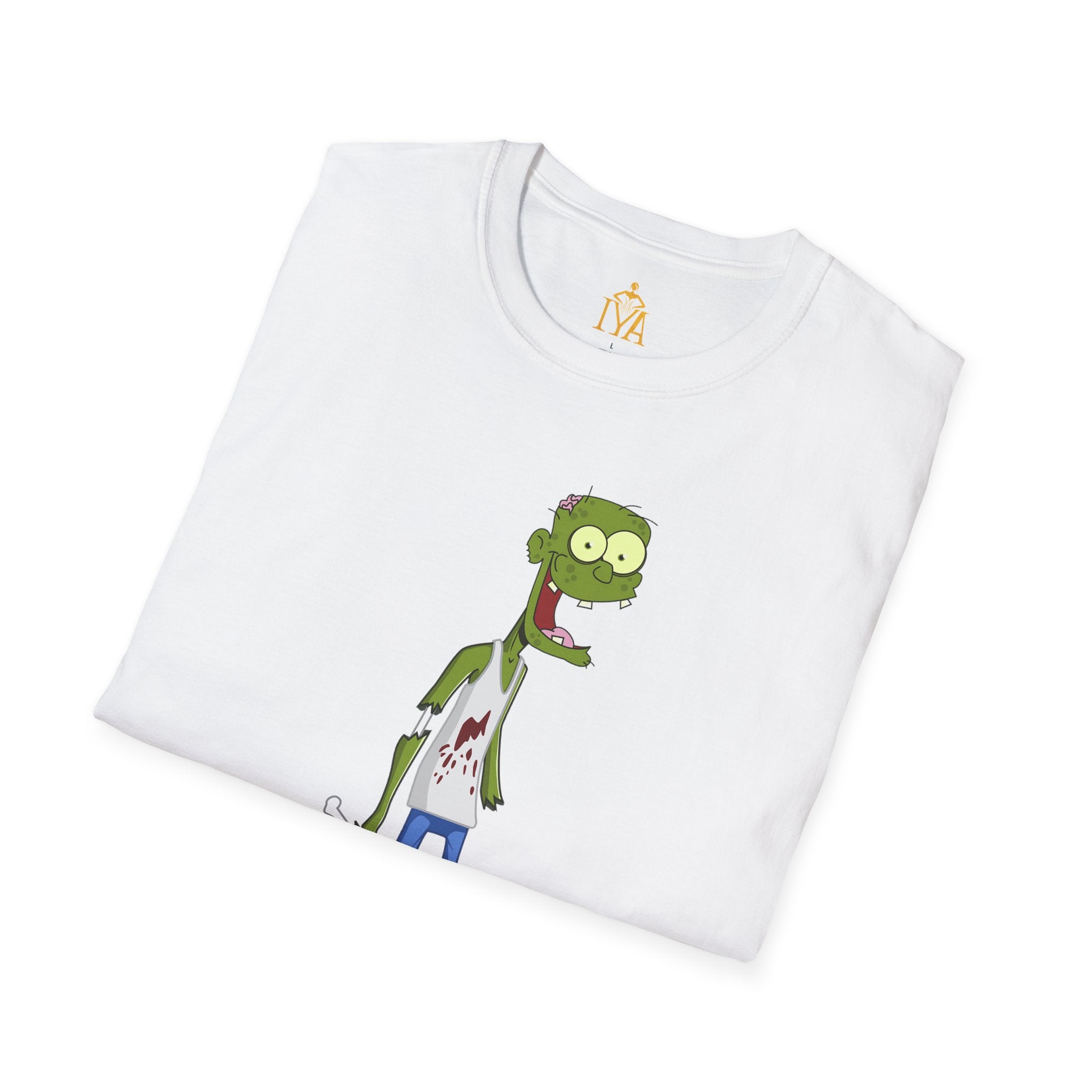Men's T-Shirt With Zombie Graphic