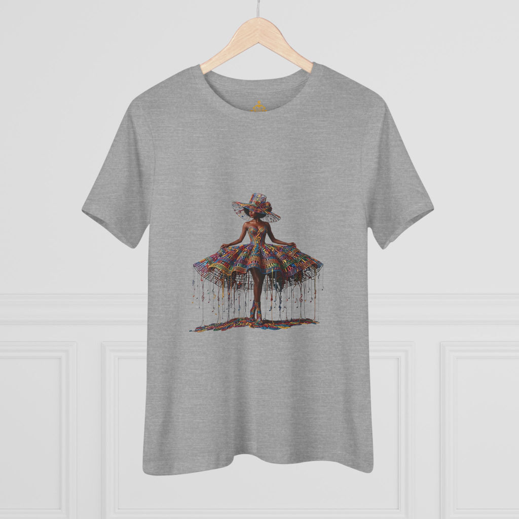 Women's Premium Cotton T-Shirt – "Inner Symphony"