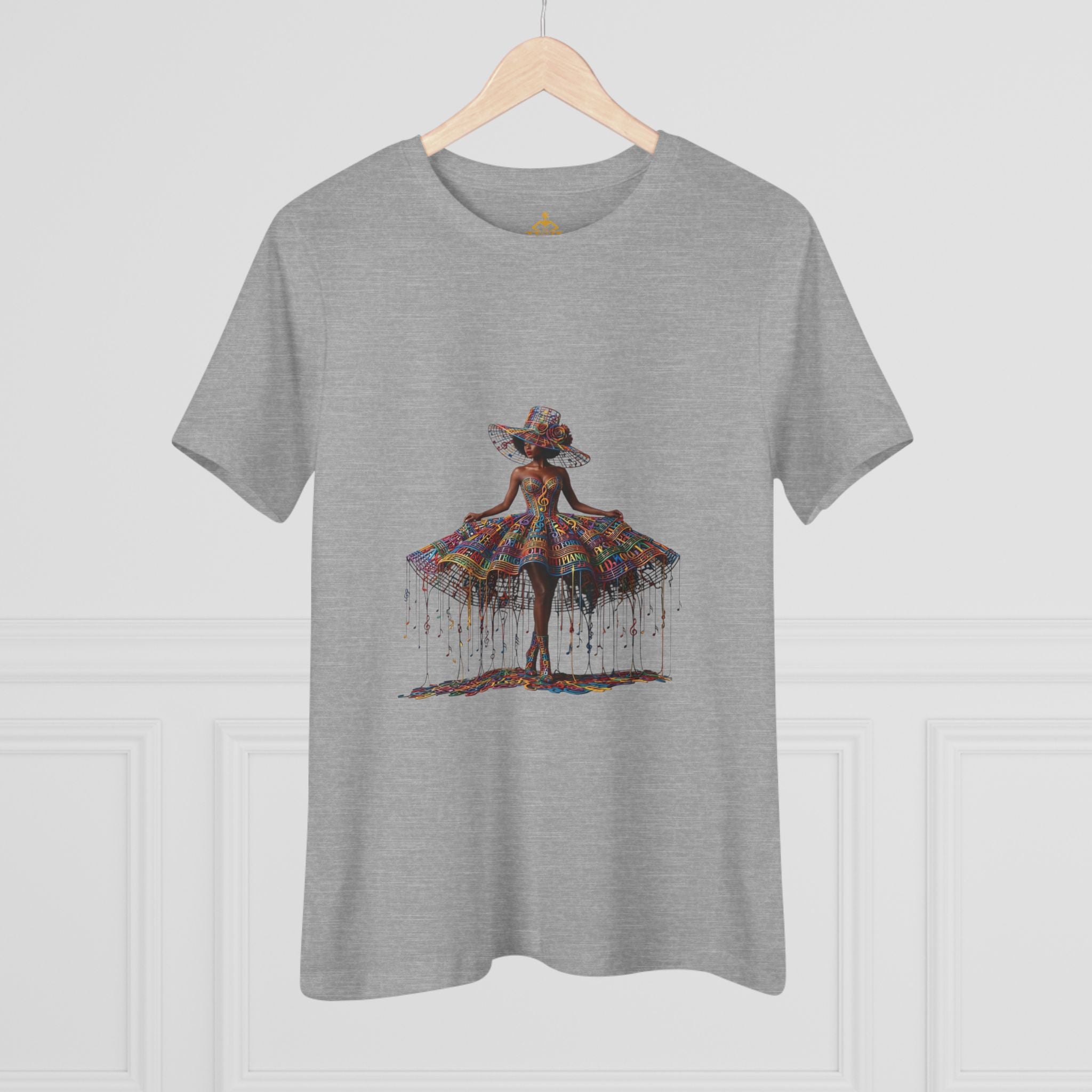 Women's Premium Cotton T-Shirt – "Inner Symphony"