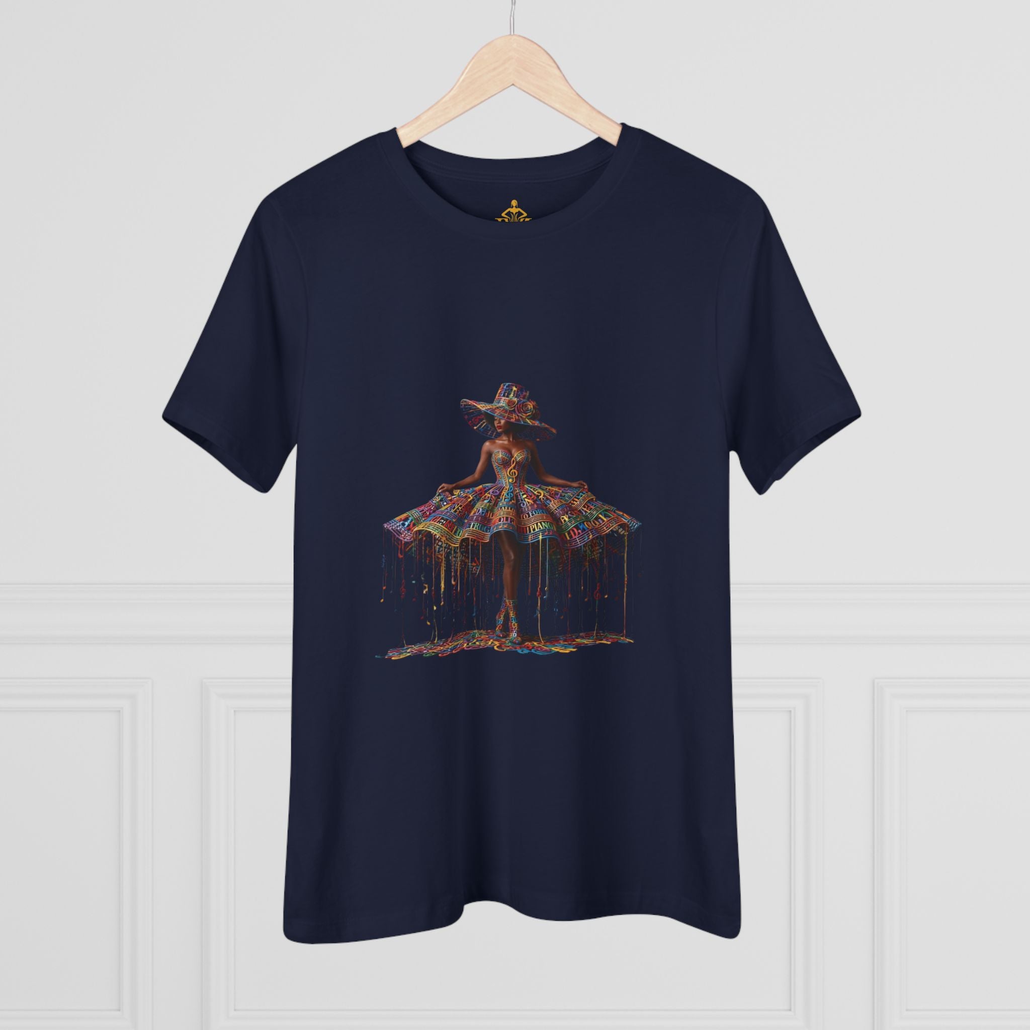 Women's Premium Cotton T-Shirt – "Inner Symphony"