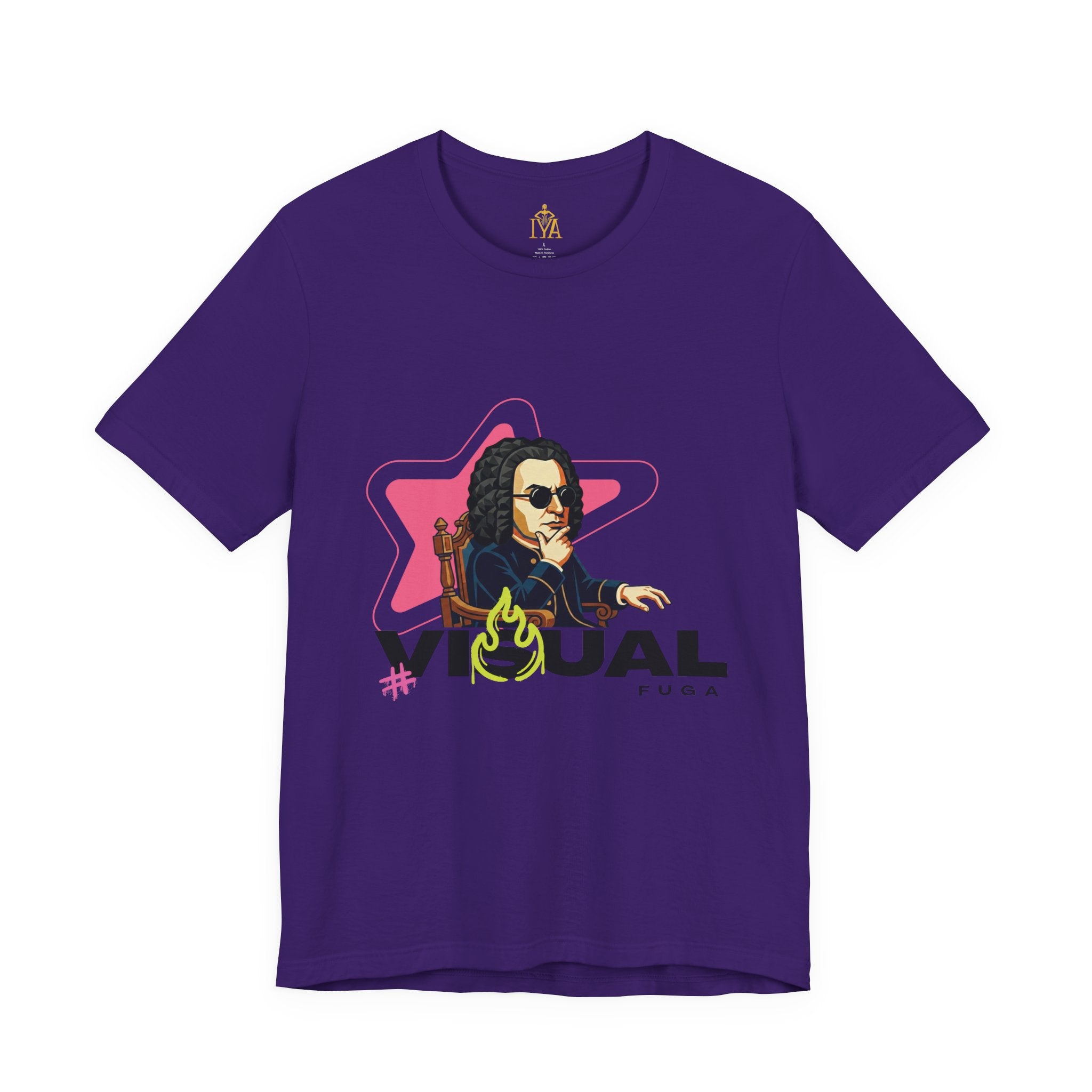 Women's Cotton T-Shirt "Visual Fugue" (Urban Style in various colors)