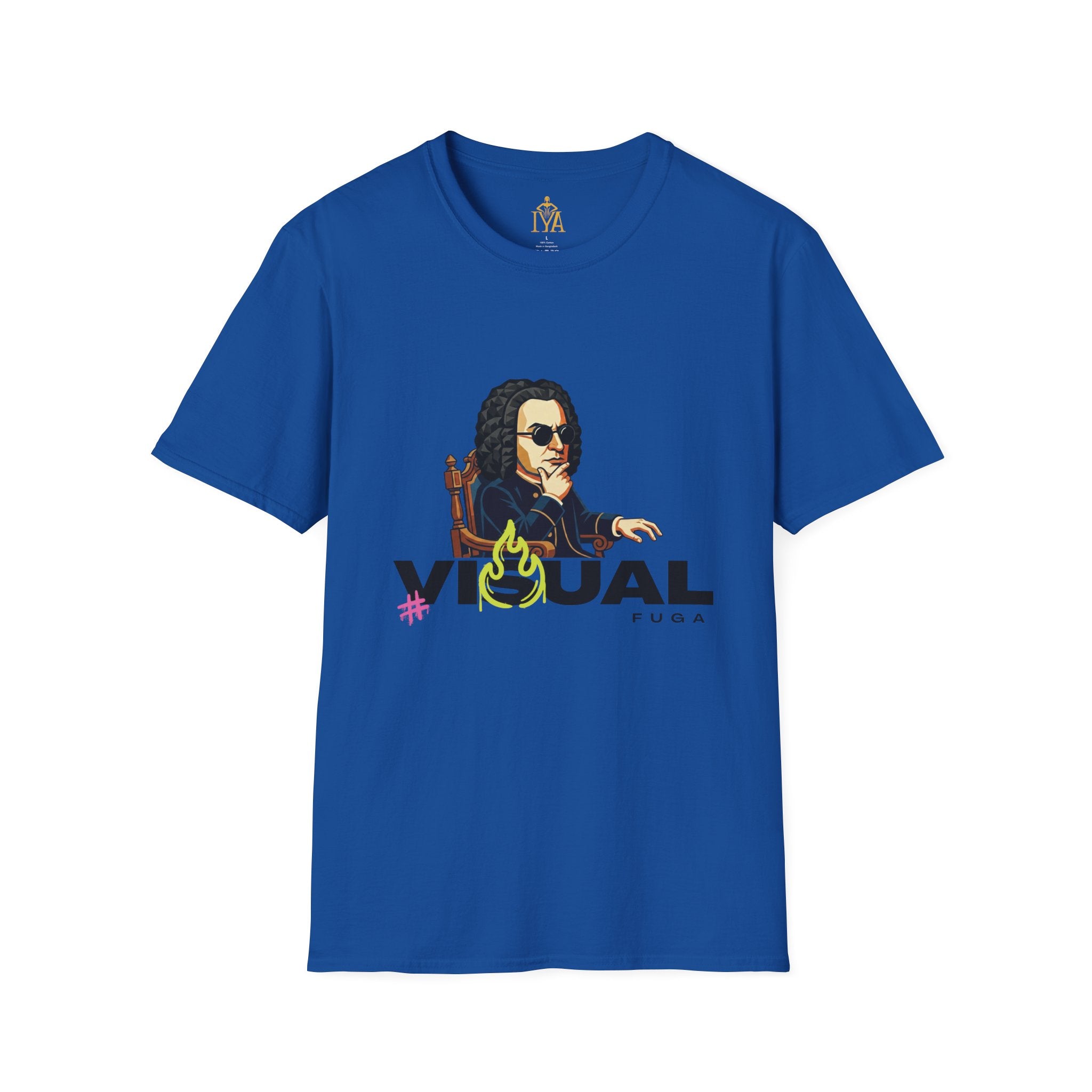 Men's Premium Cotton T-Shirt – Visual Fugue (Baroque Revolt in various colors)