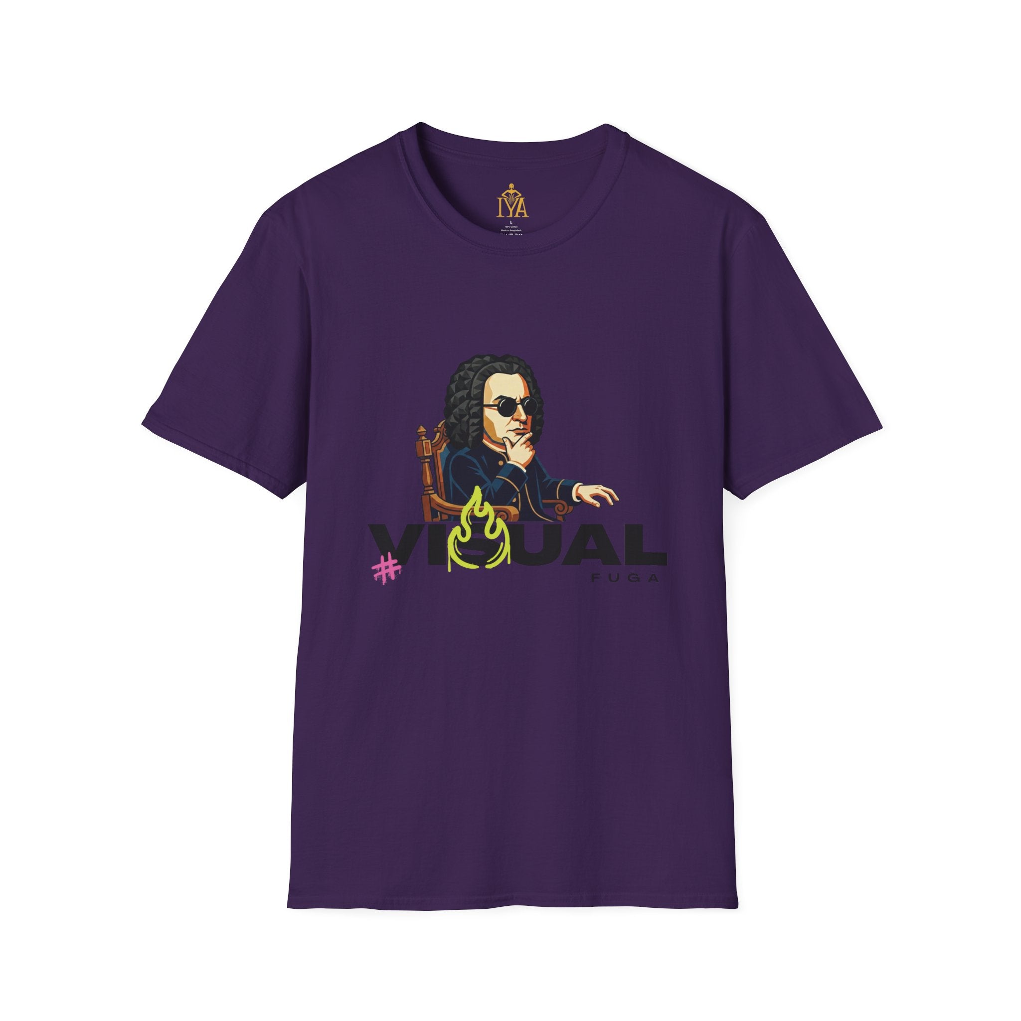 Men's Premium Cotton T-Shirt – Visual Fugue (Baroque Revolt in various colors)