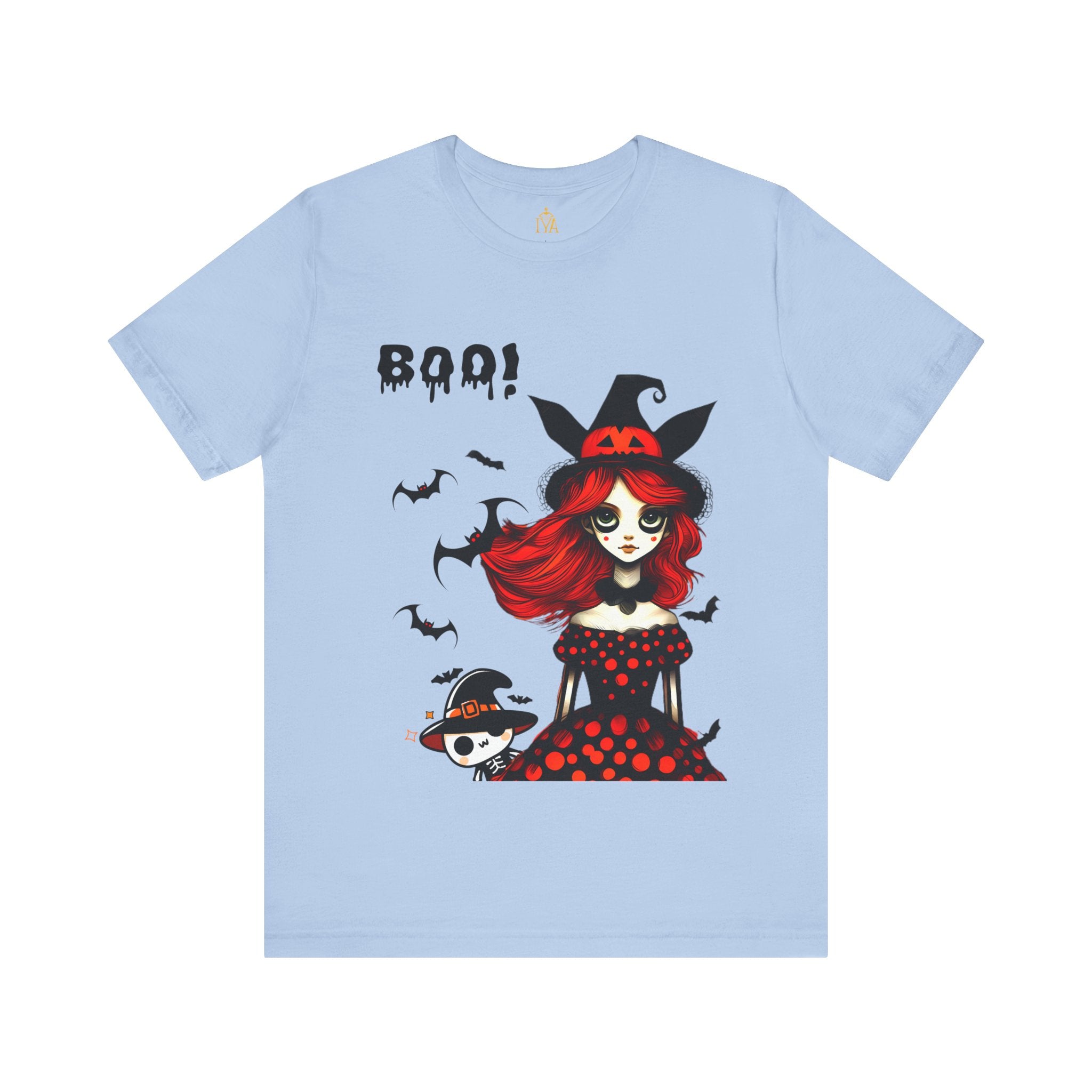 Women's cotton T-shirt "Happy Halloween"