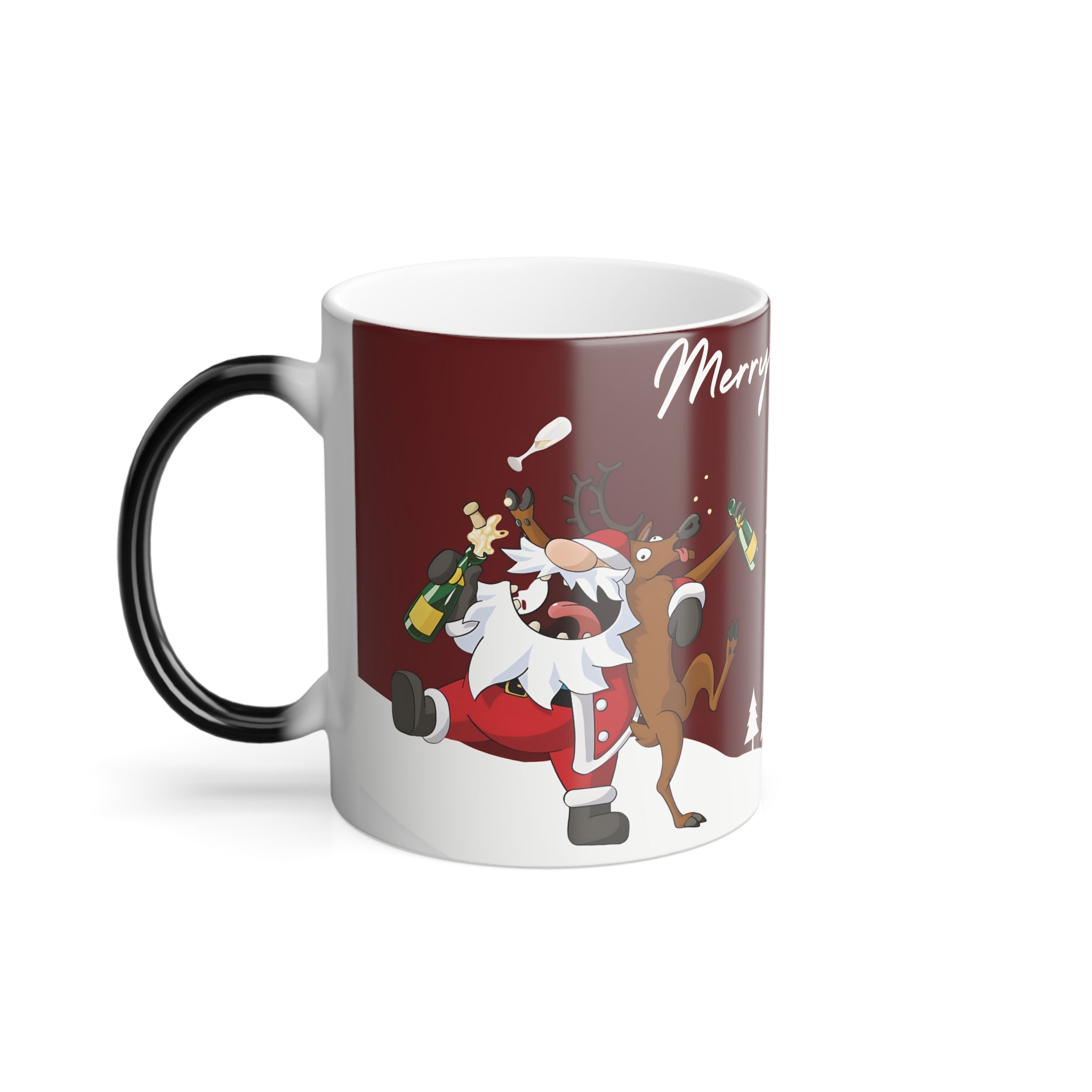 Color-changing Christmas mug: Unconditional friendship, 11oz