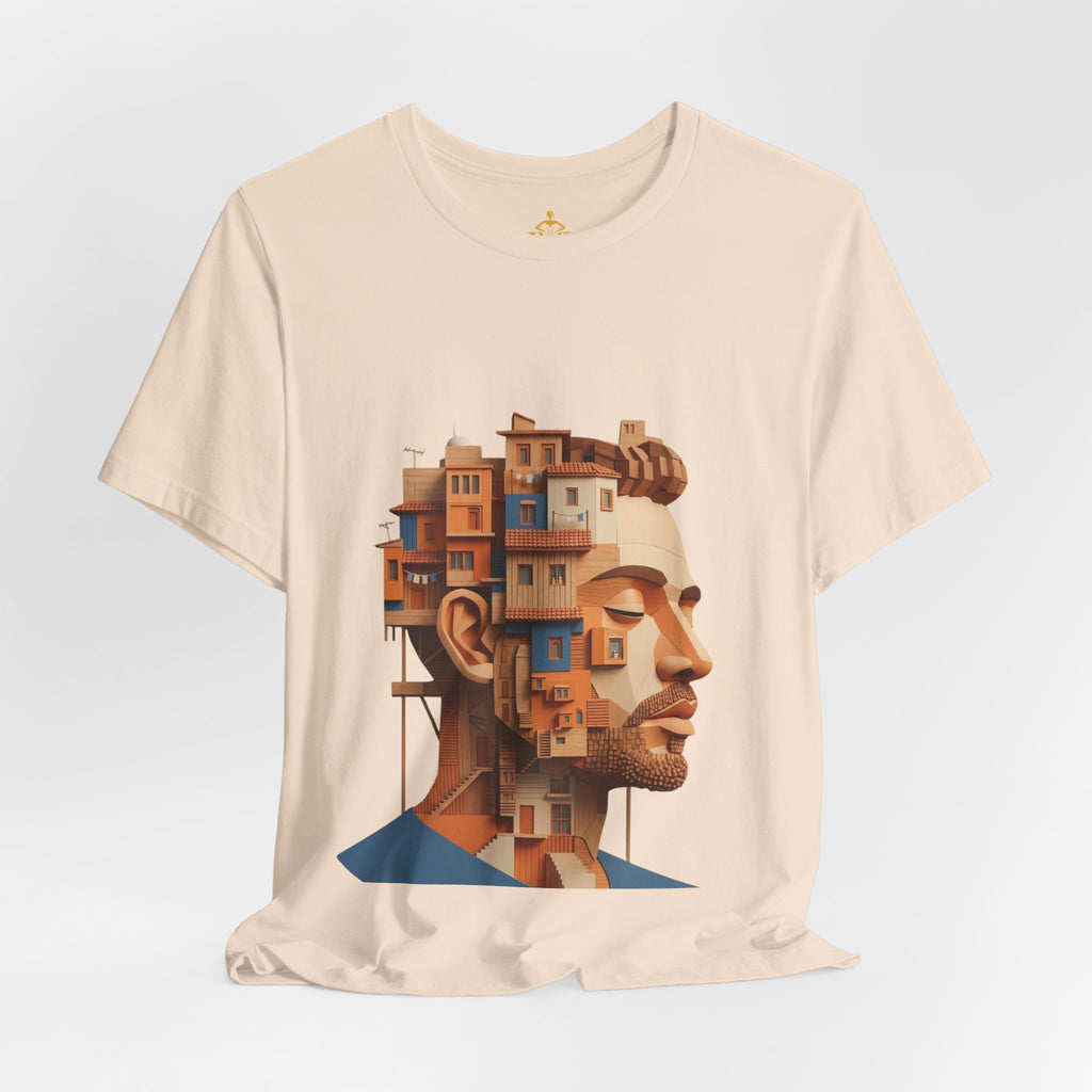 Men's Premium Cotton T-Shirt – "Urban Mind"