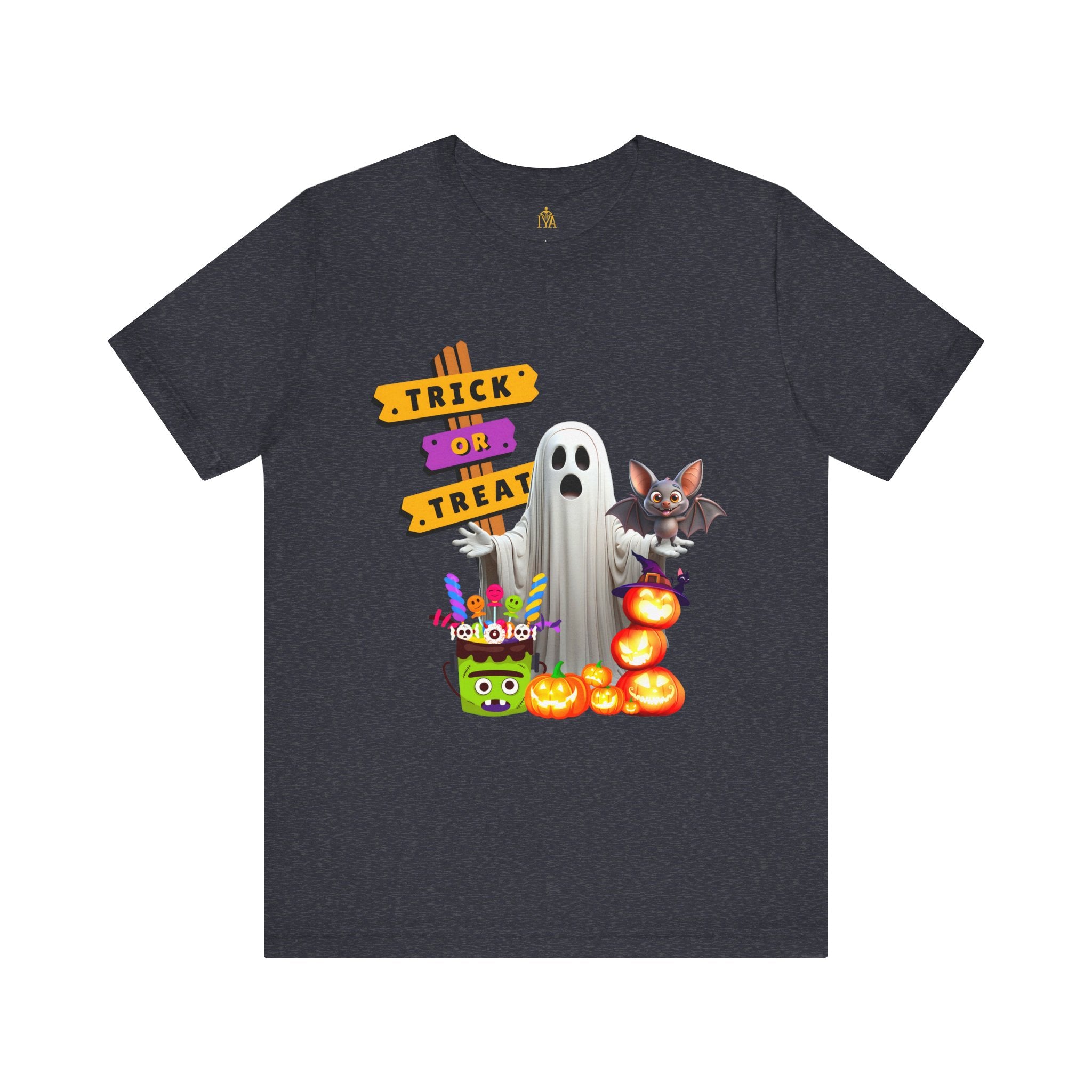 Men's cotton T-shirt "Happy Halloween"