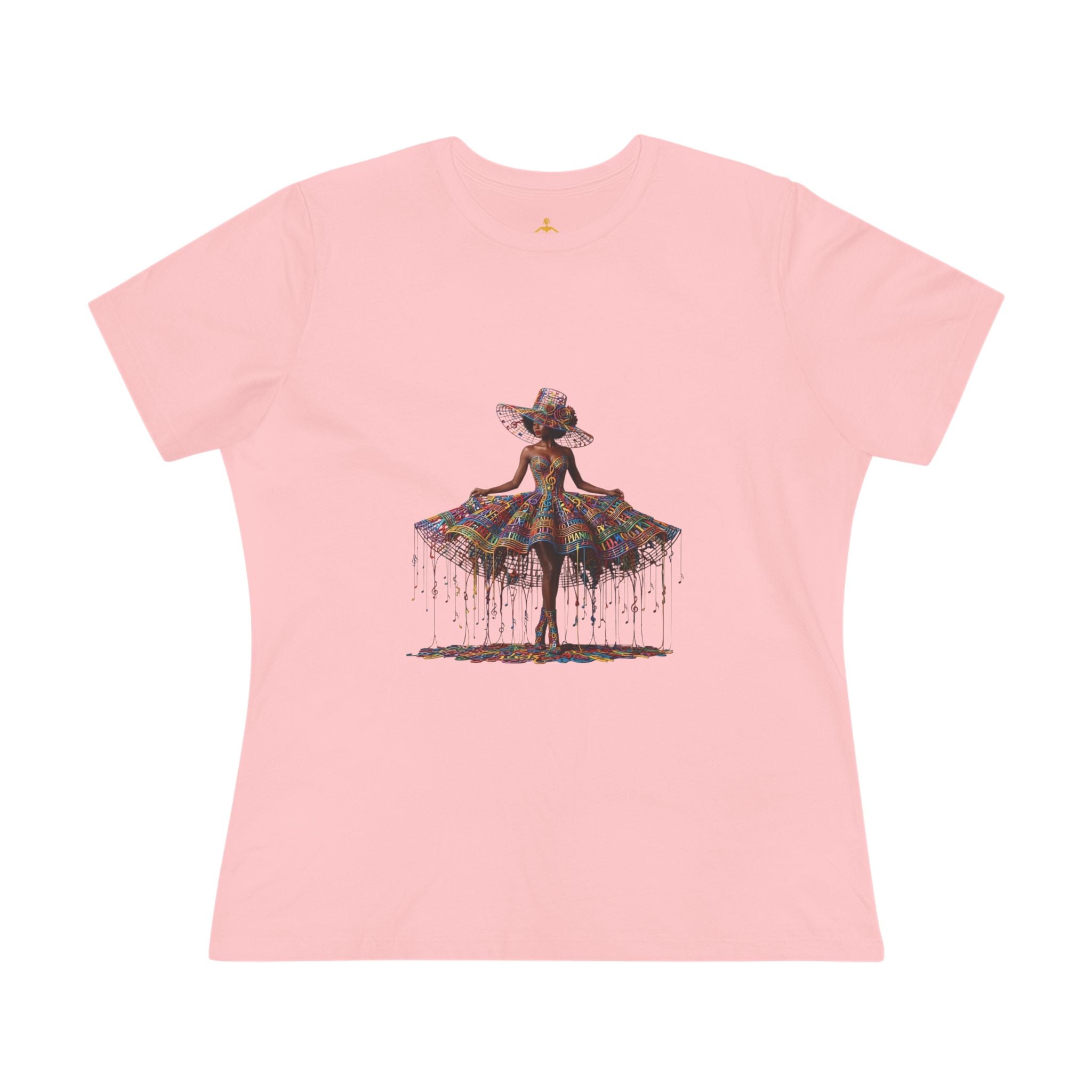Women's Premium Cotton T-Shirt – "Inner Symphony"