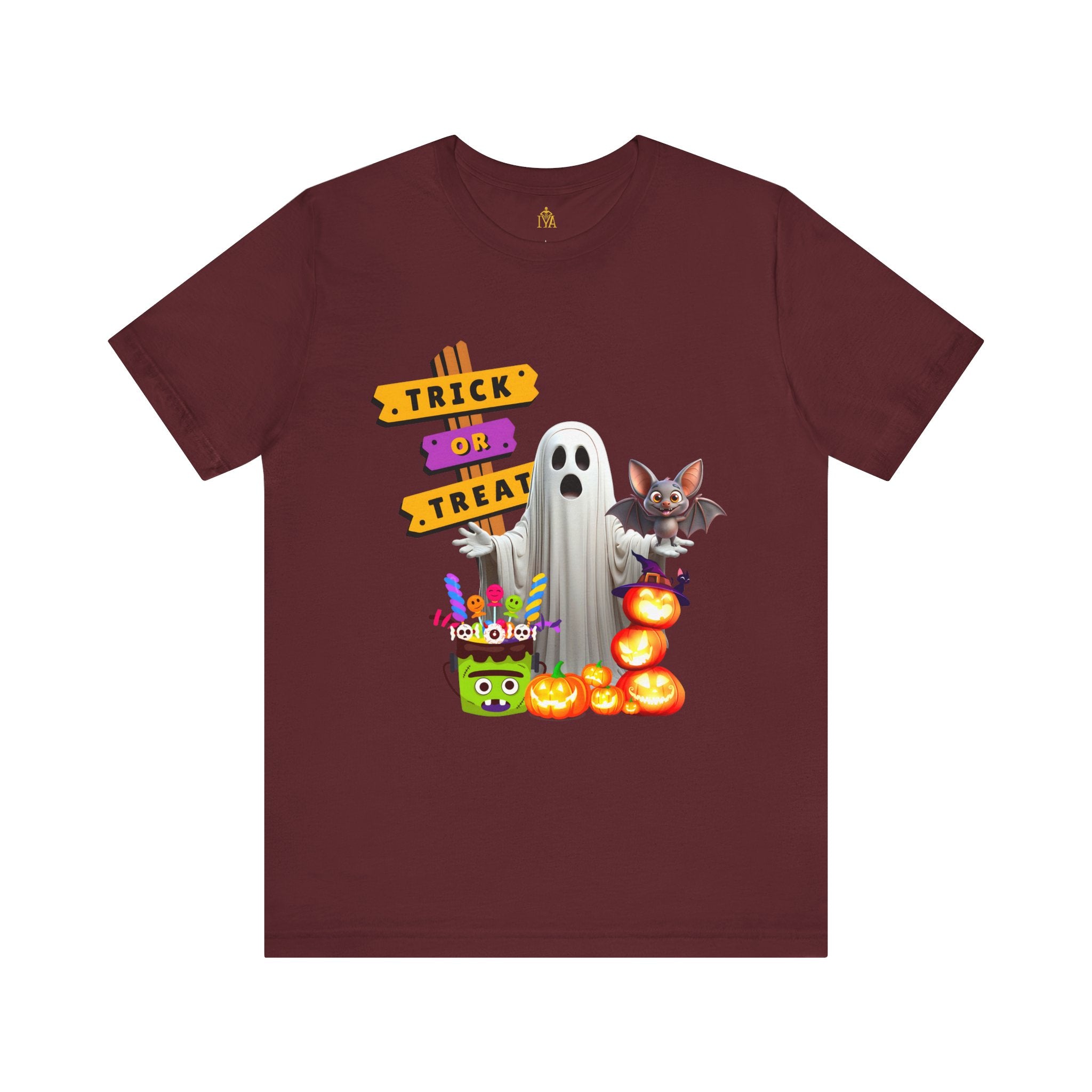 Men's cotton T-shirt "Happy Halloween"